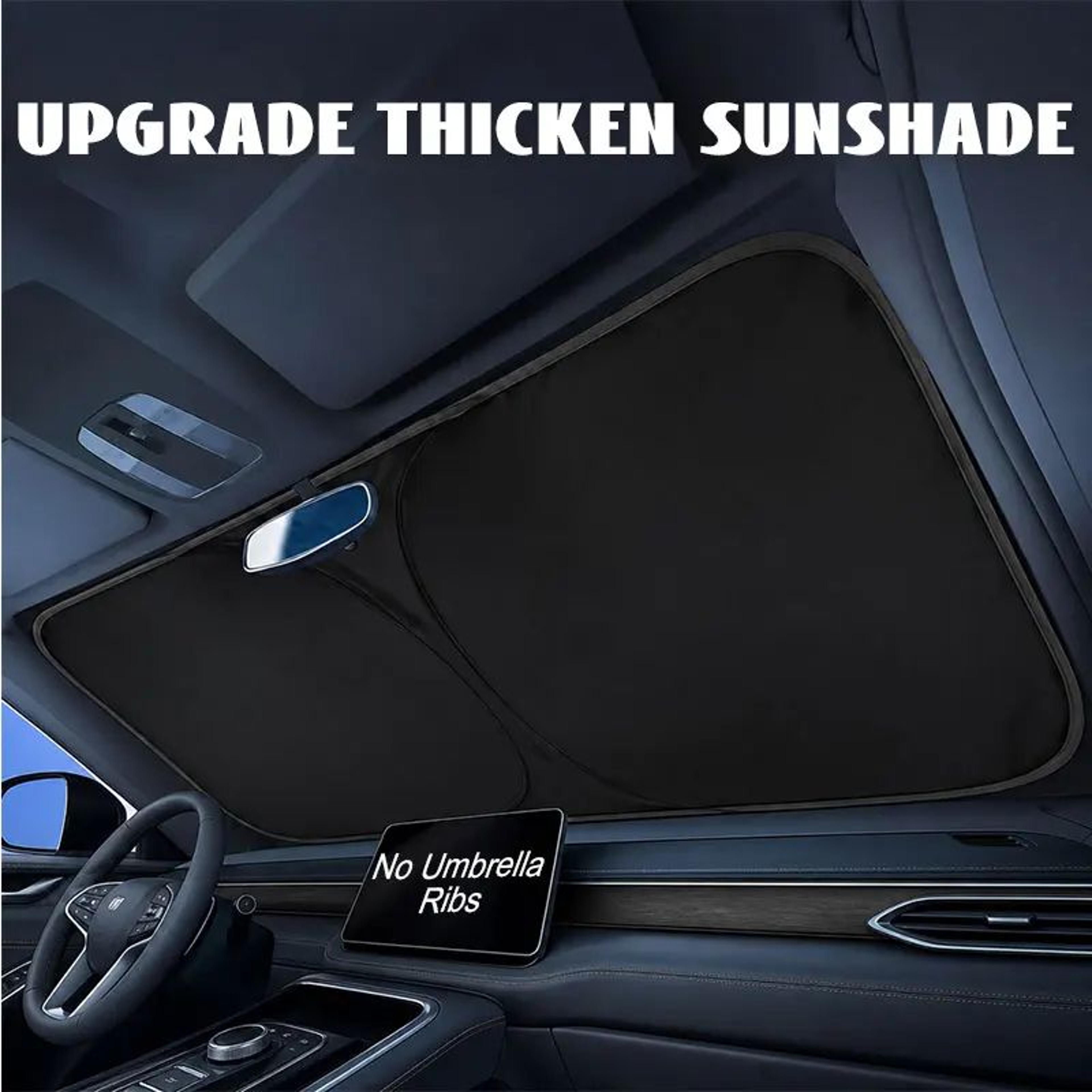 foldable car windshield sun shade uv protector and heat shield