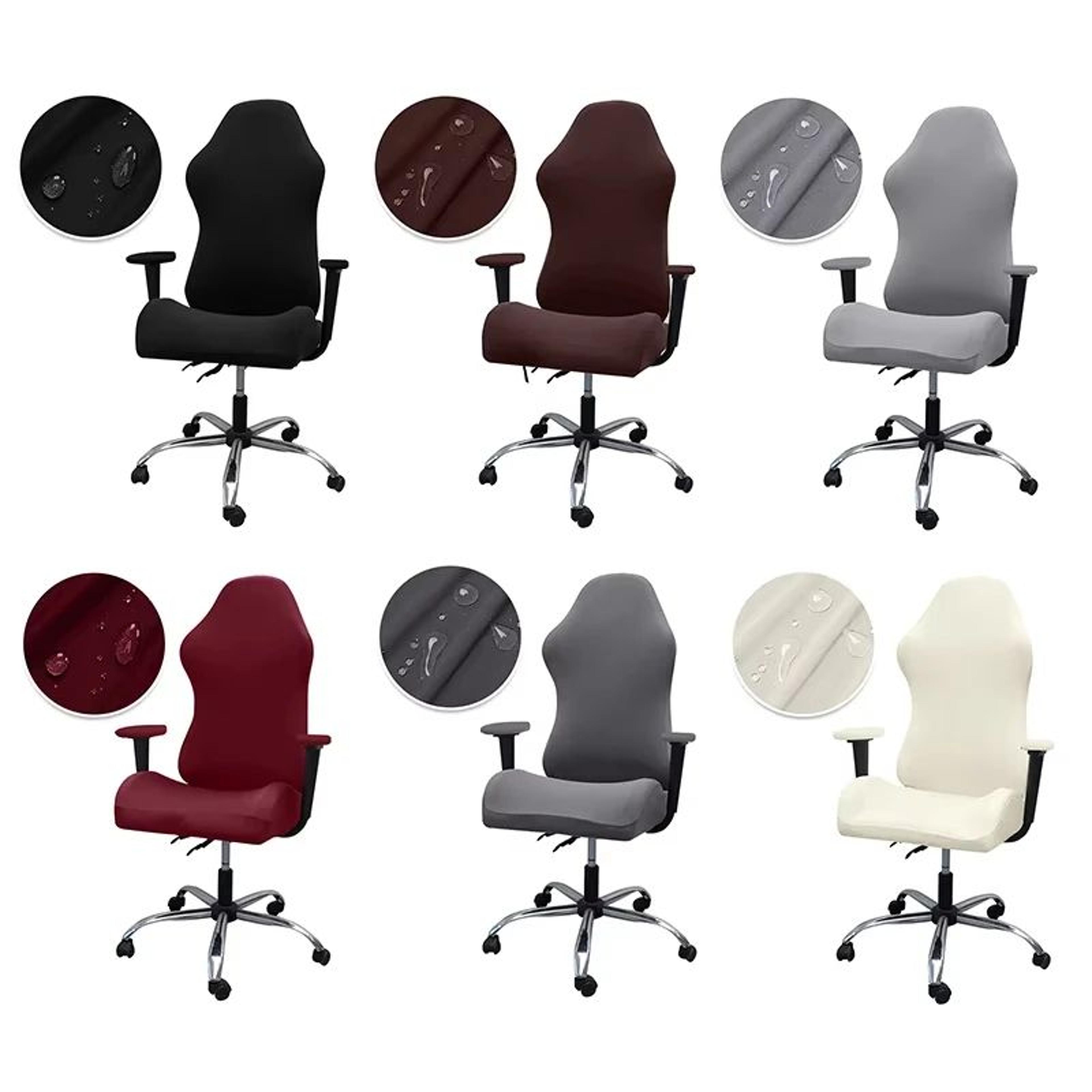 waterproof stretch gaming chair cover soft milk silk office chair protector
