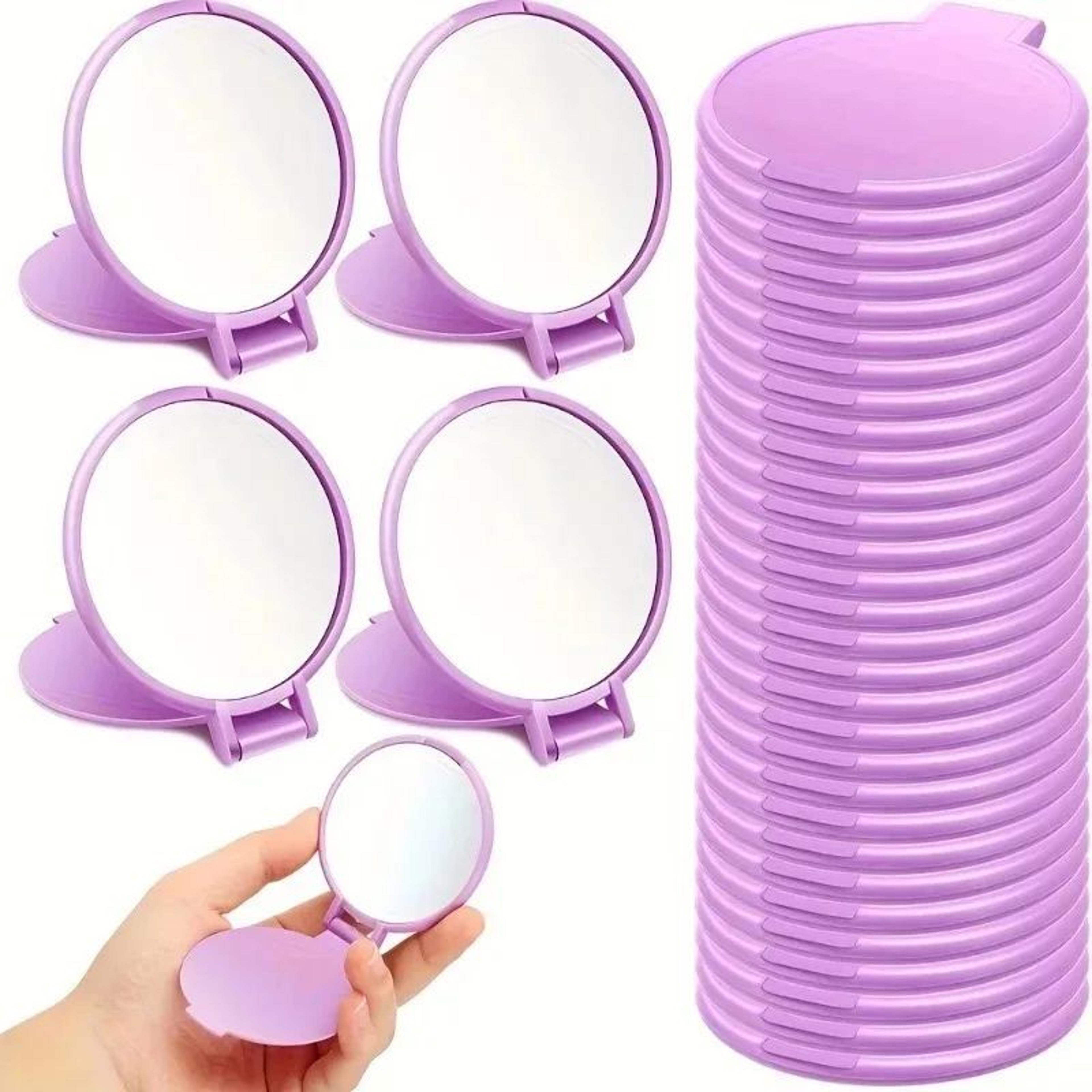 25pcs mini foldable makeup mirror set portable travel pocket mirrors