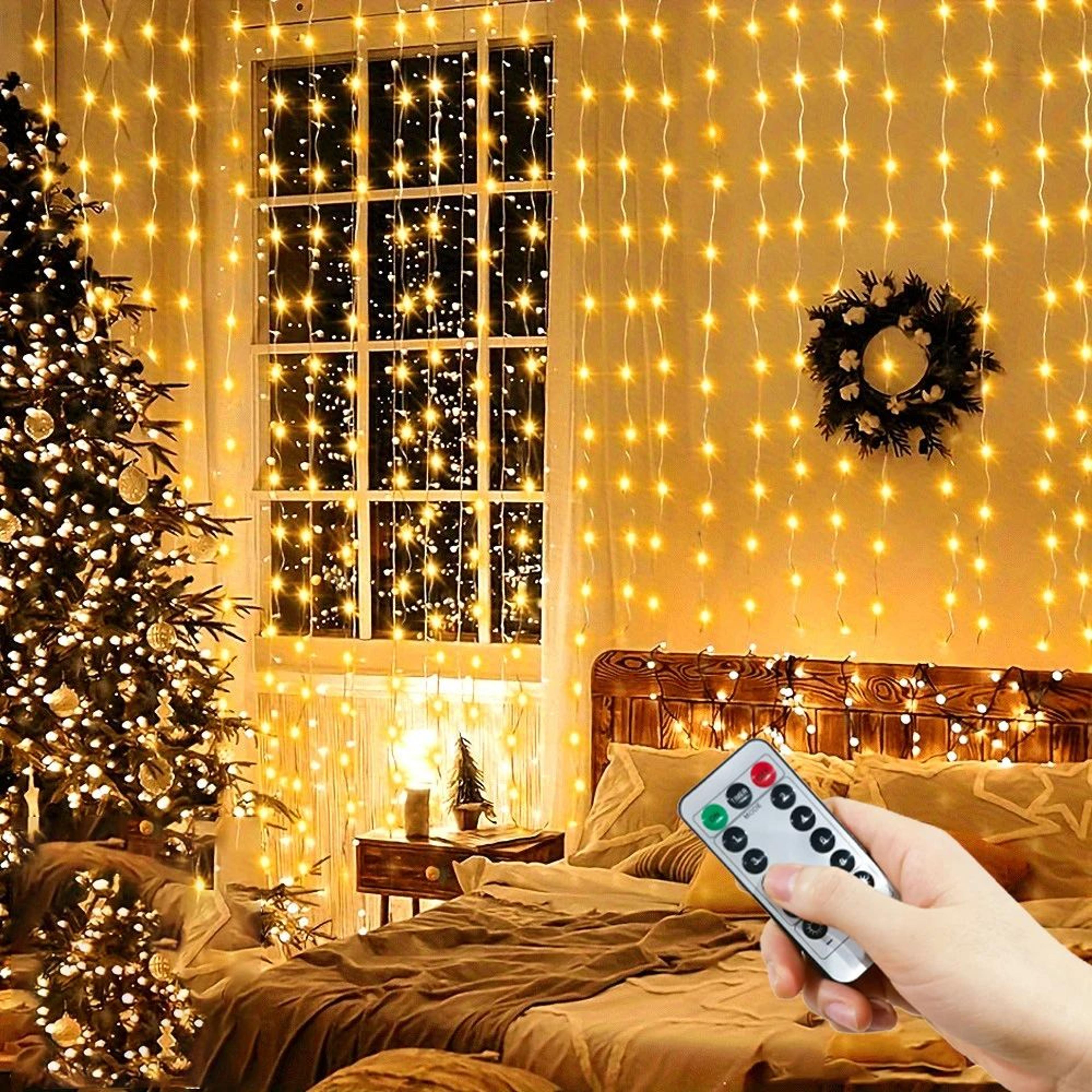 ramadan led curtain fairy lights usb powered with remote 3x3m and 6x3m