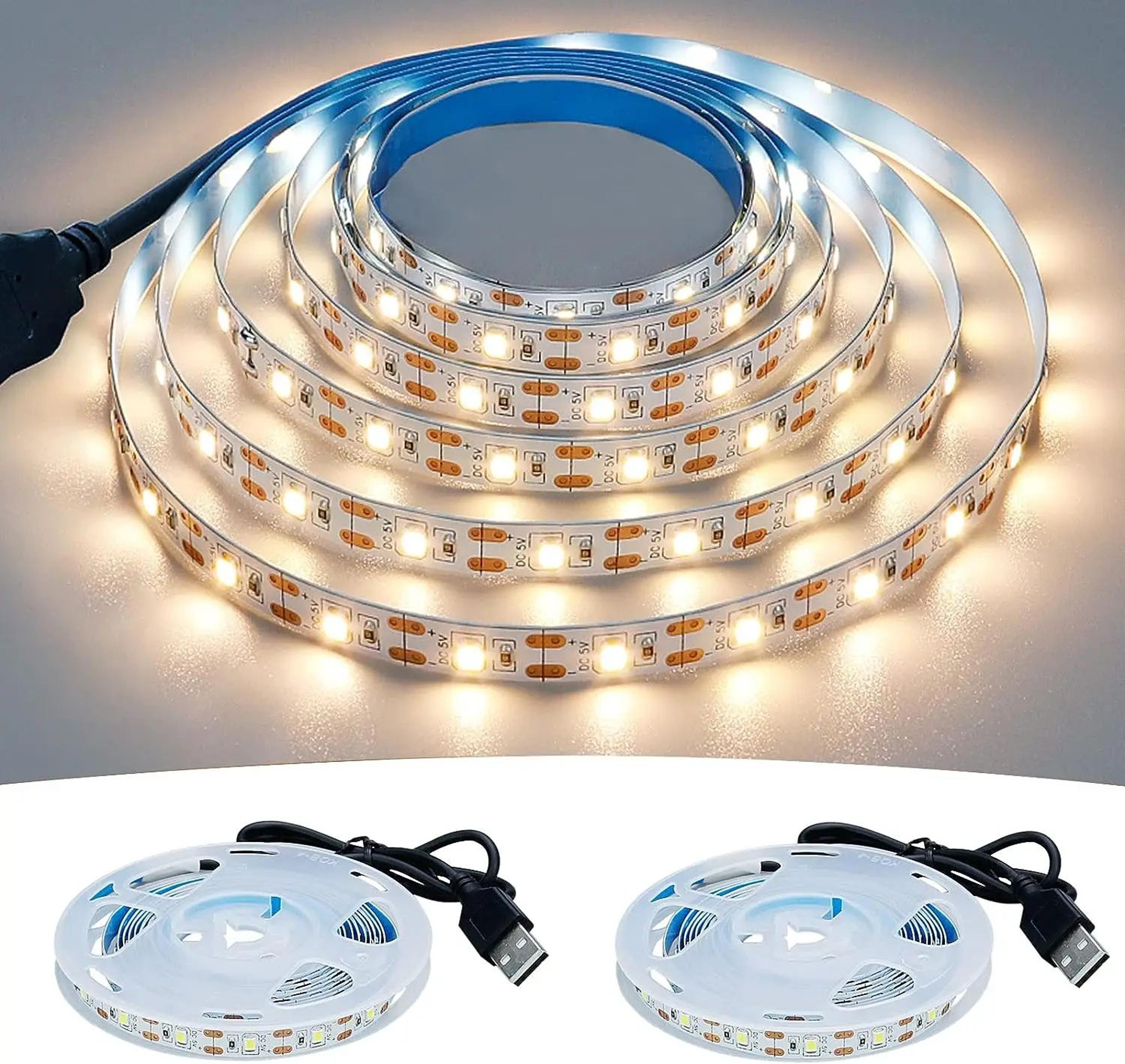 5v usb 2835 led strip light for tv backlight and home decor 1-5m