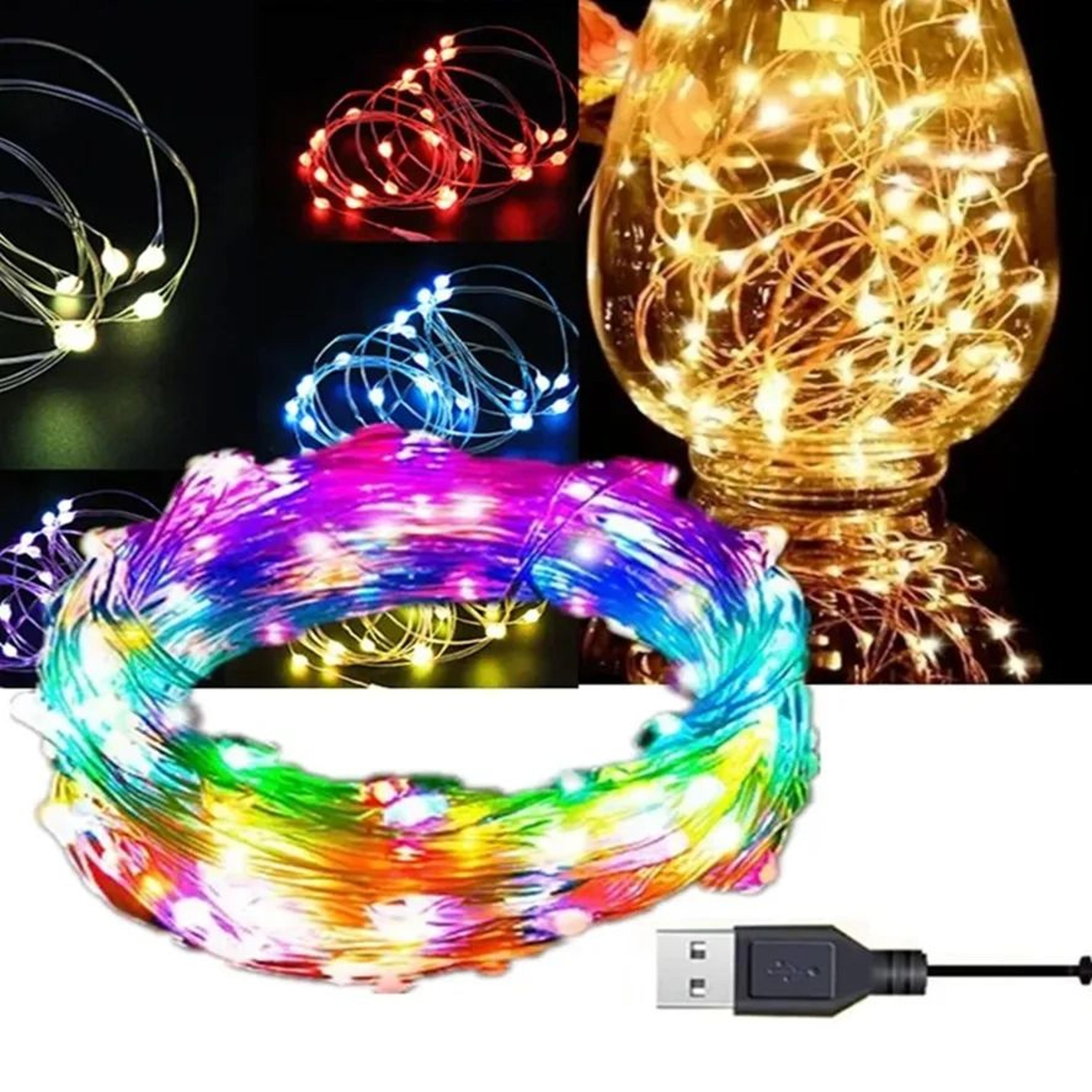 usb copper wire fairy string lights waterproof christmas wedding decor