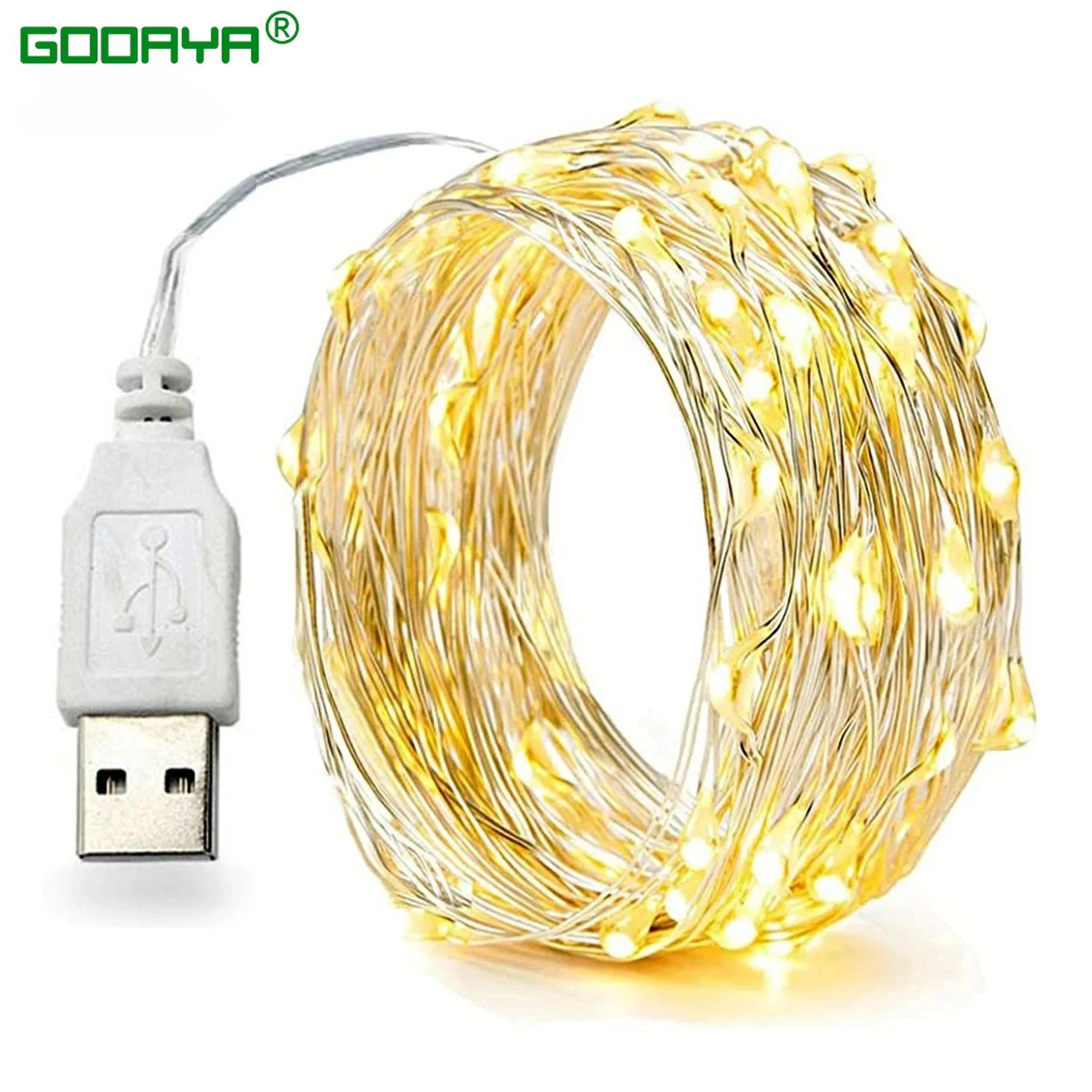 20m 30m usb copper wire fairy string lights for christmas wedding decor