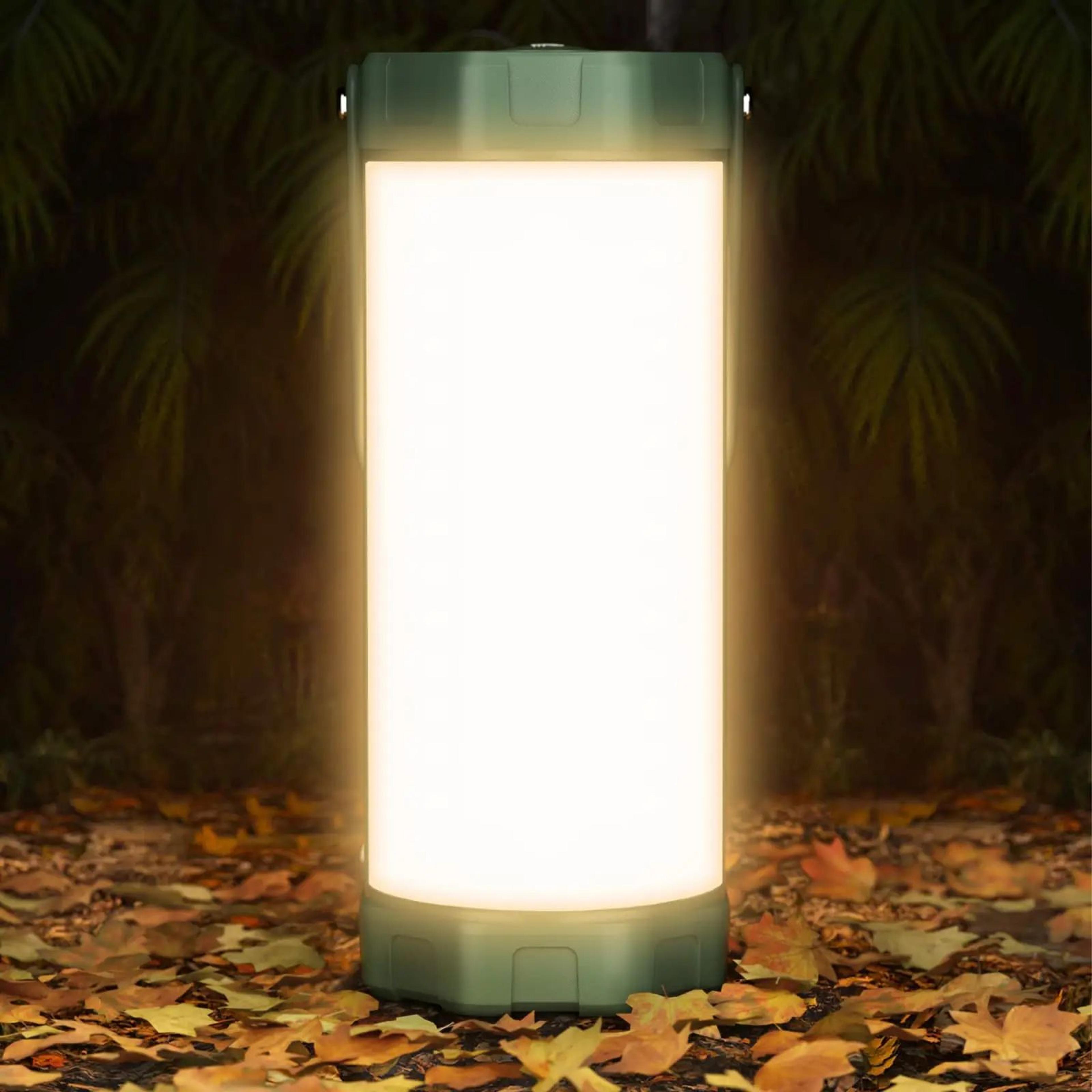 106 led rechargeable survival camping lantern with power bank and sos light