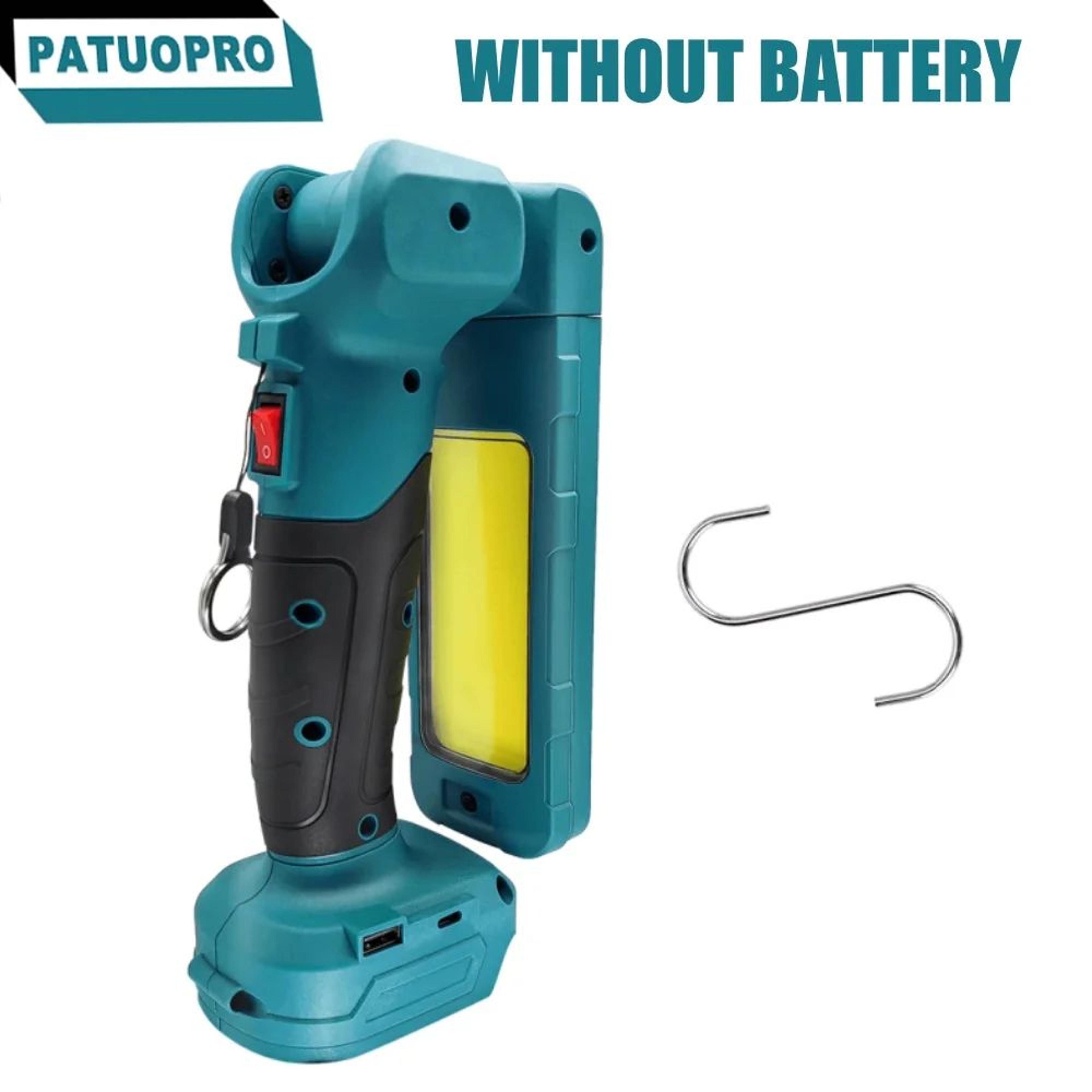 cordless led work light handheld spotlight for makita 18v battery