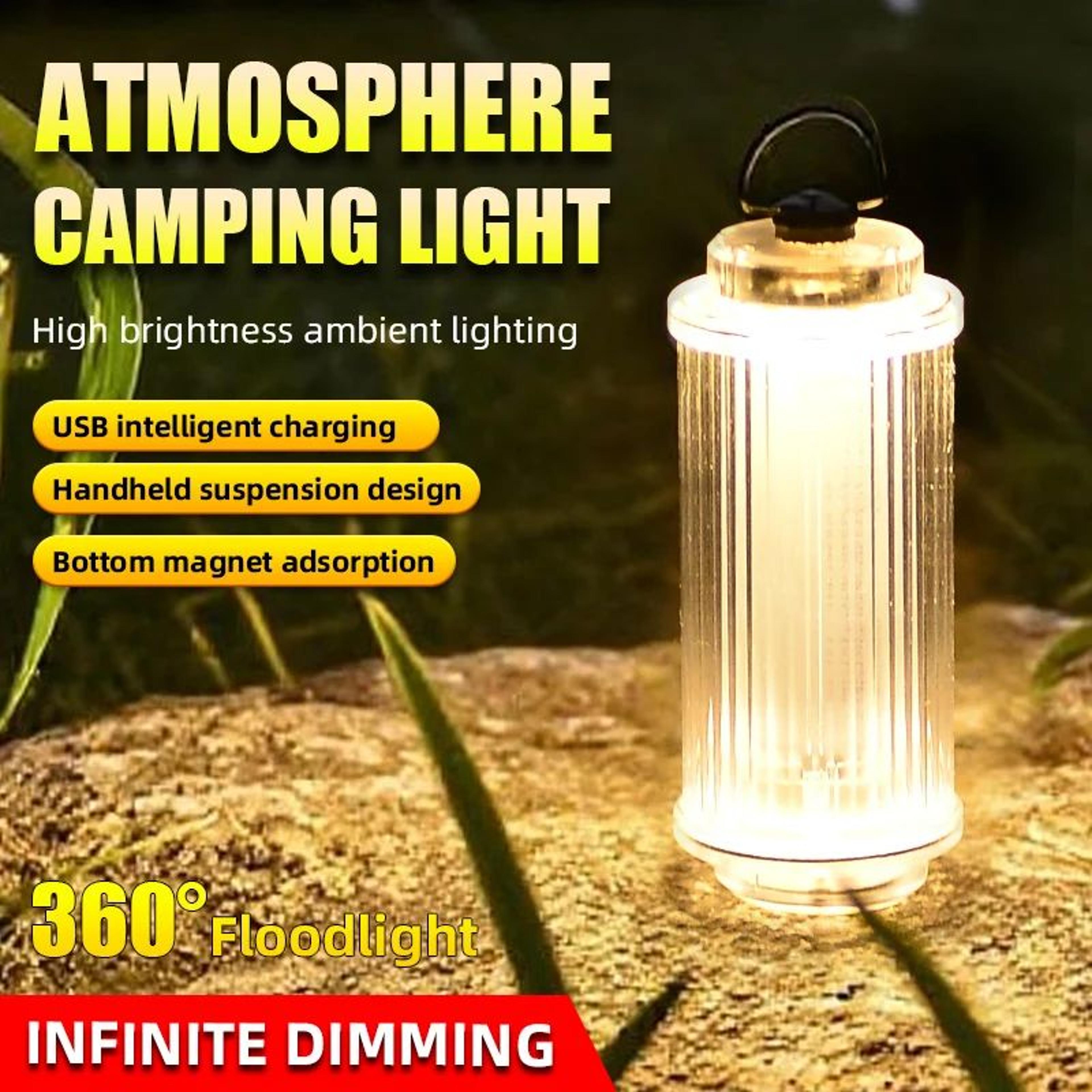 3000mah usb rechargeable mini led camping lantern with magnetic base