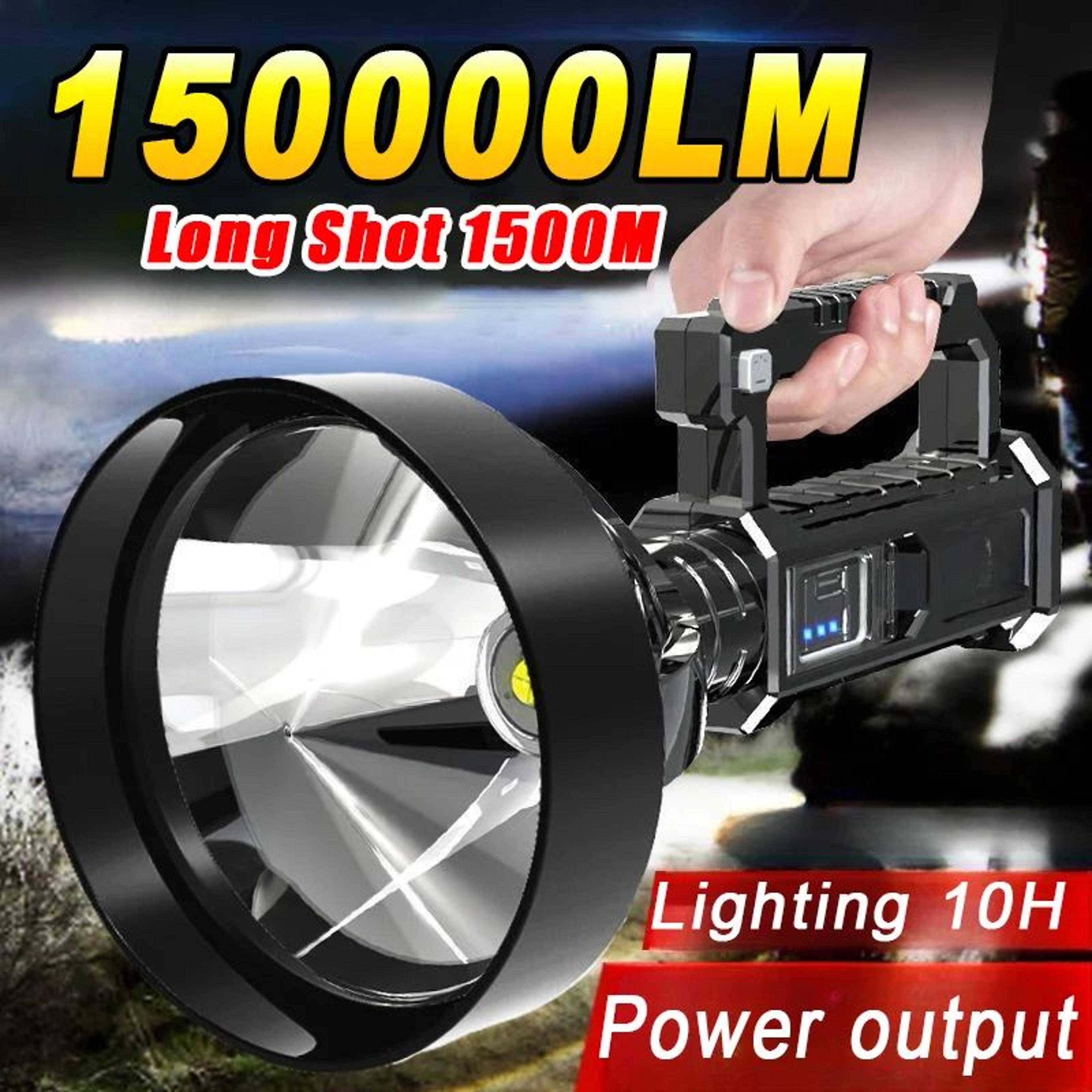 rechargeable led searchlight with stand portable outdoor work light