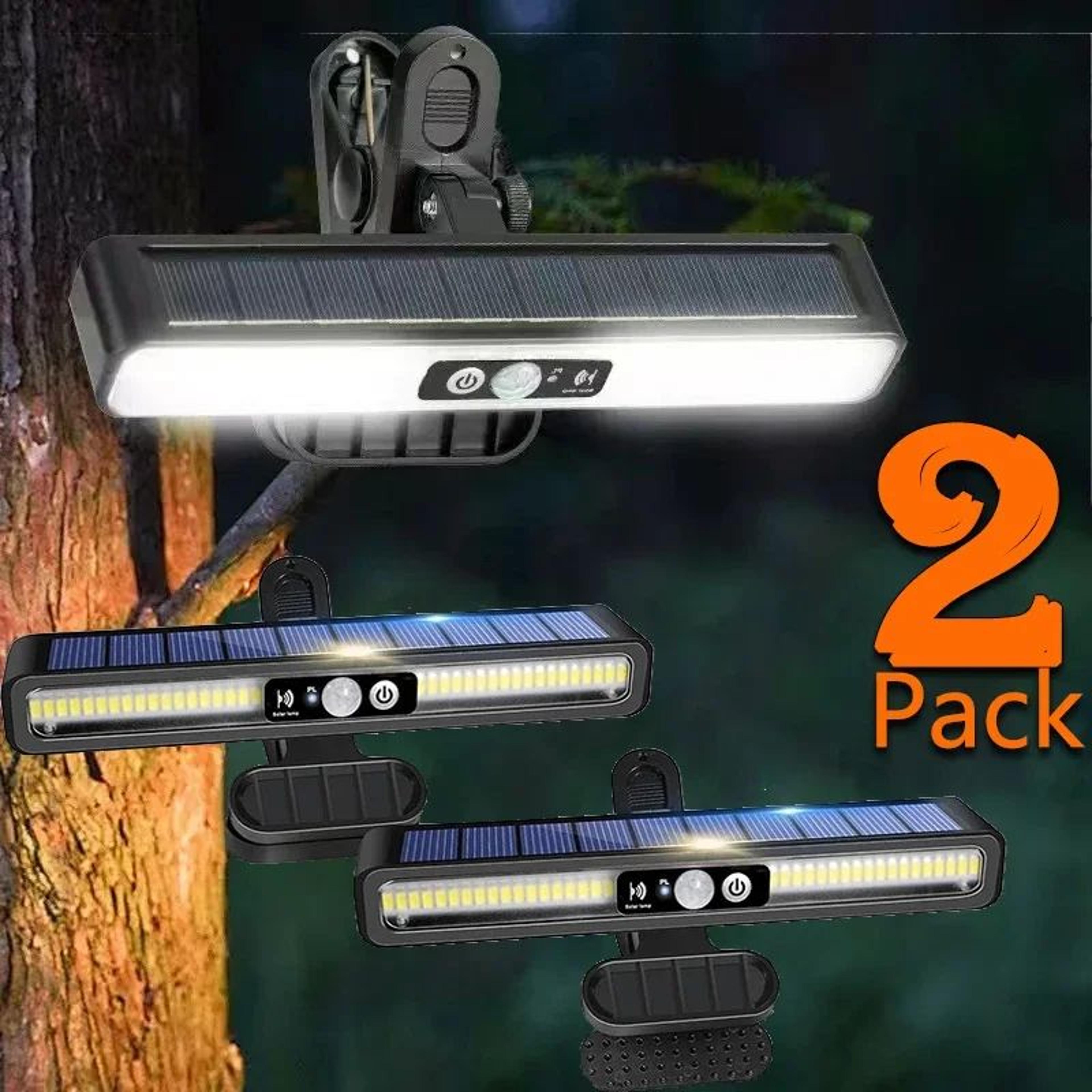 36 led clip-on solar motion sensor security light for fence and outdoor areas