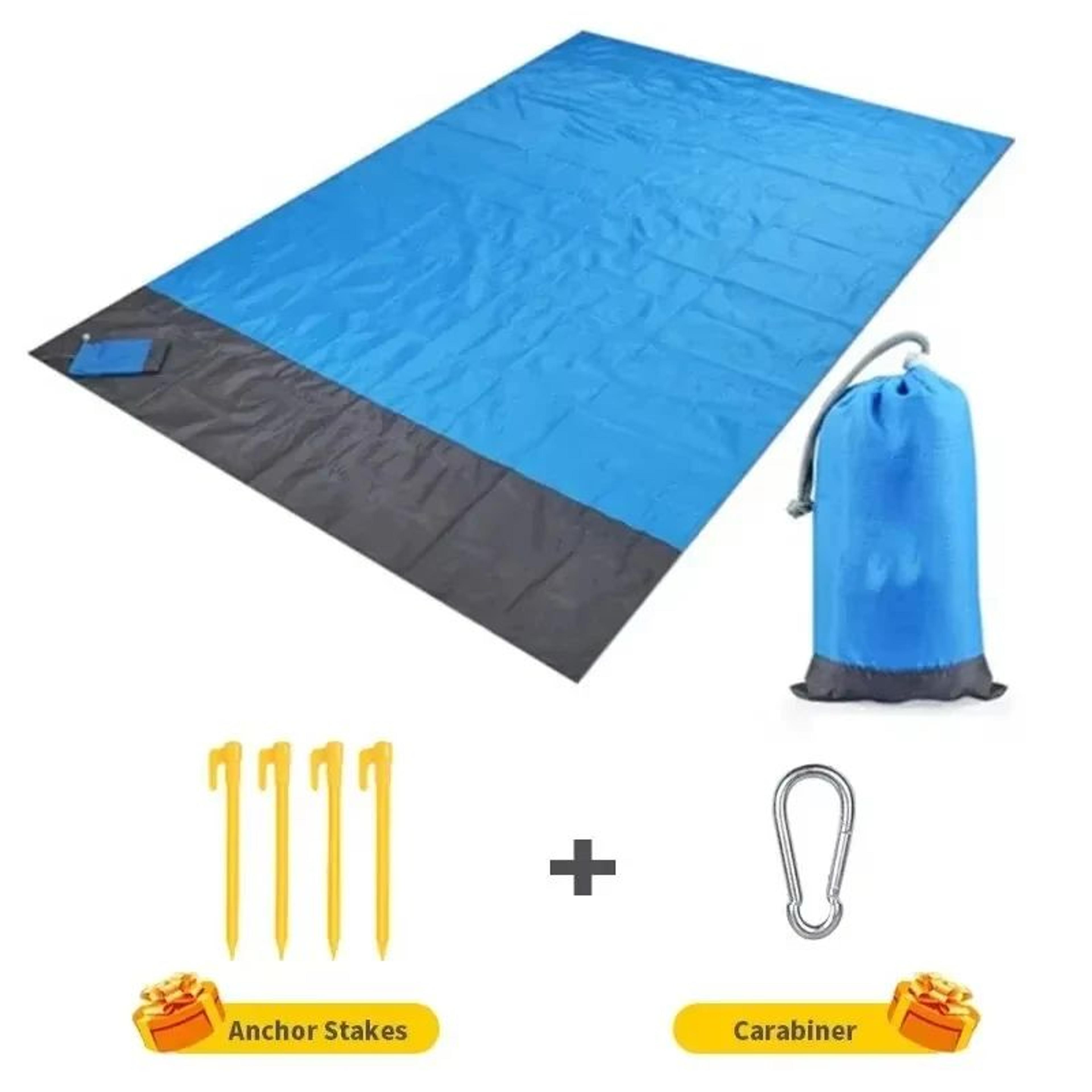 waterproof sandproof beach blanket 78.7 x 55.1 inch lightweight portable picnic mat
