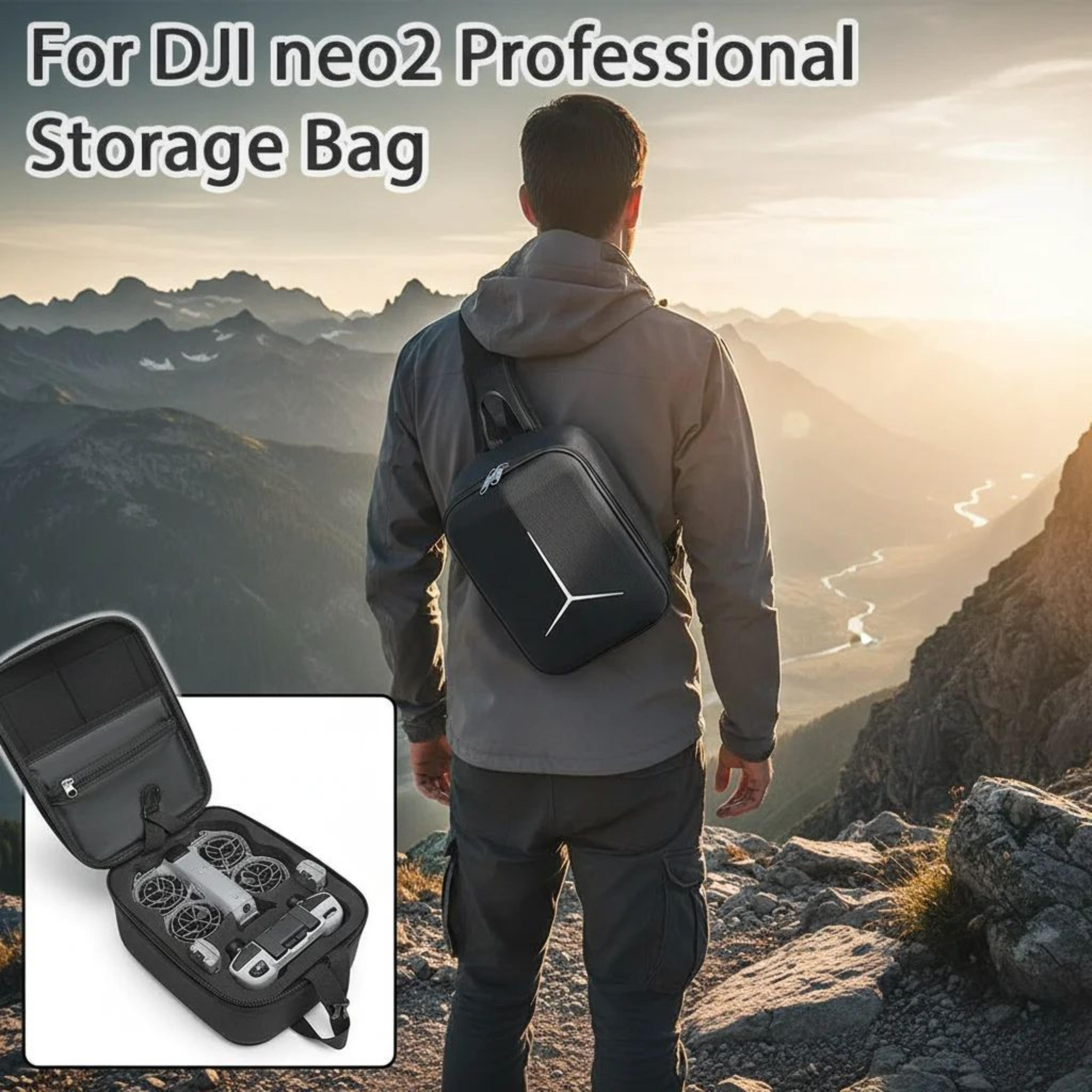 dji neo 2 rc-n3 portable storage bag travel shoulder carrying case