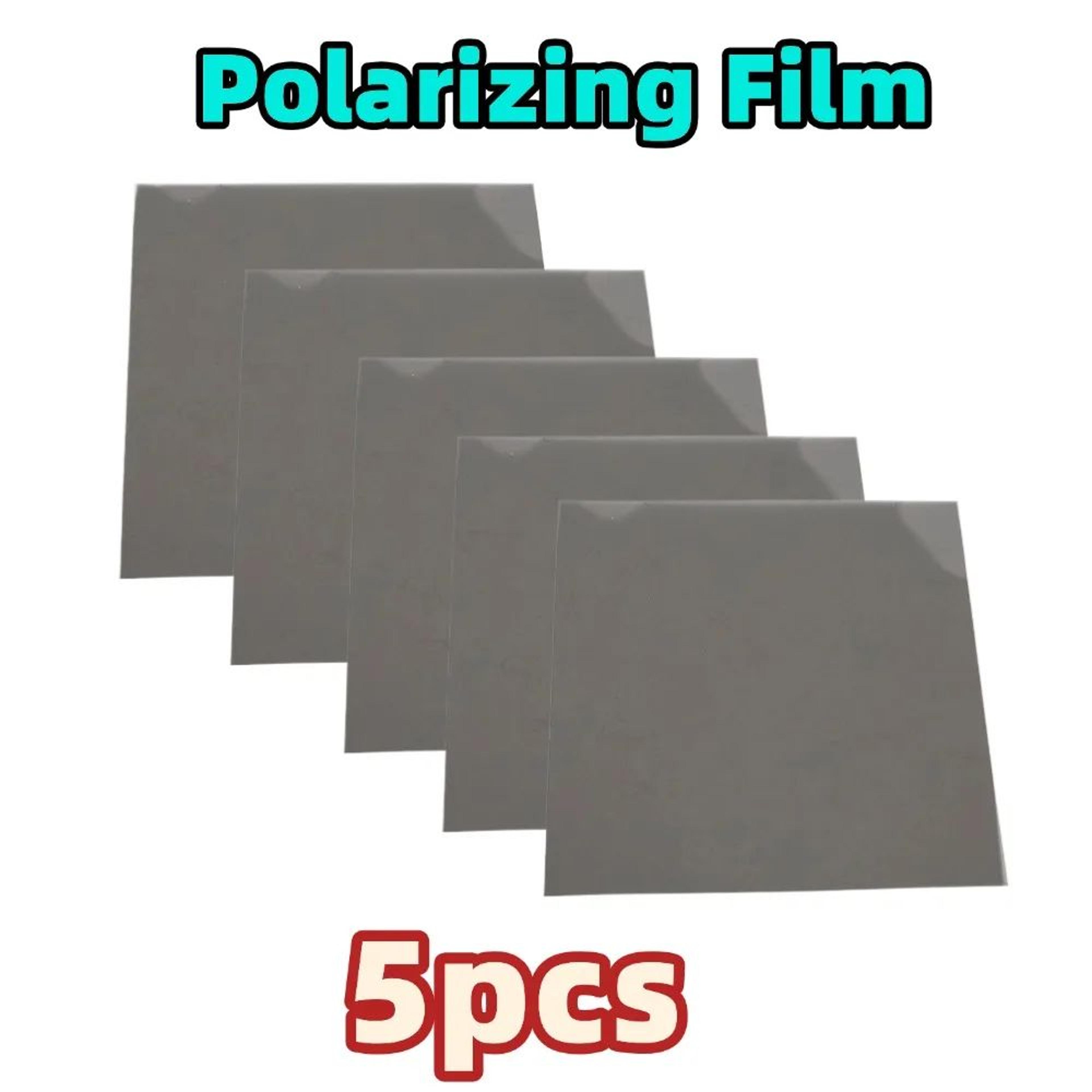 5pcs universal lcd polarizing film repair sheets 7.09 inch for watches, calculators and multimeters