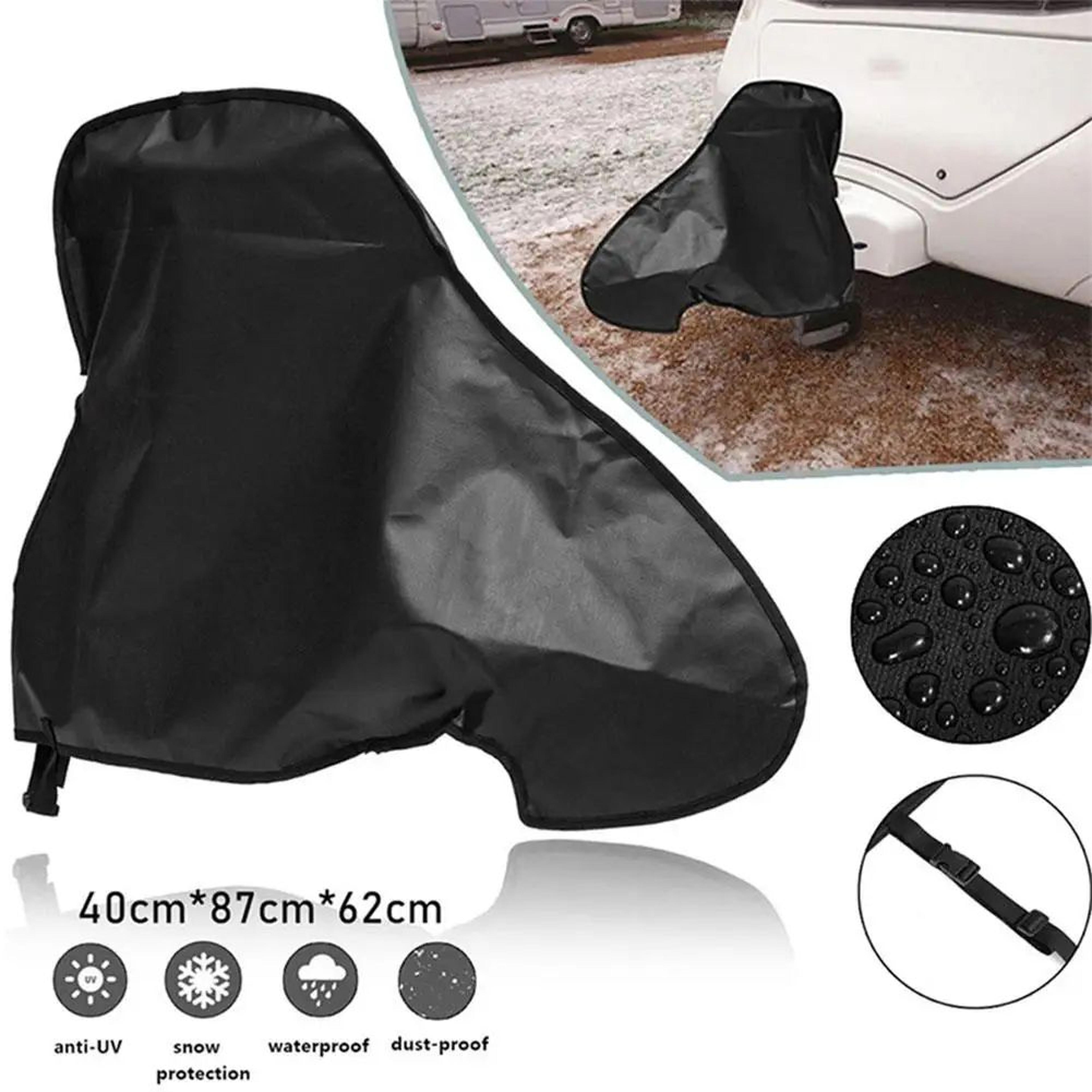 universal waterproof rv trailer hitch cover for tow coupling and tongue jack