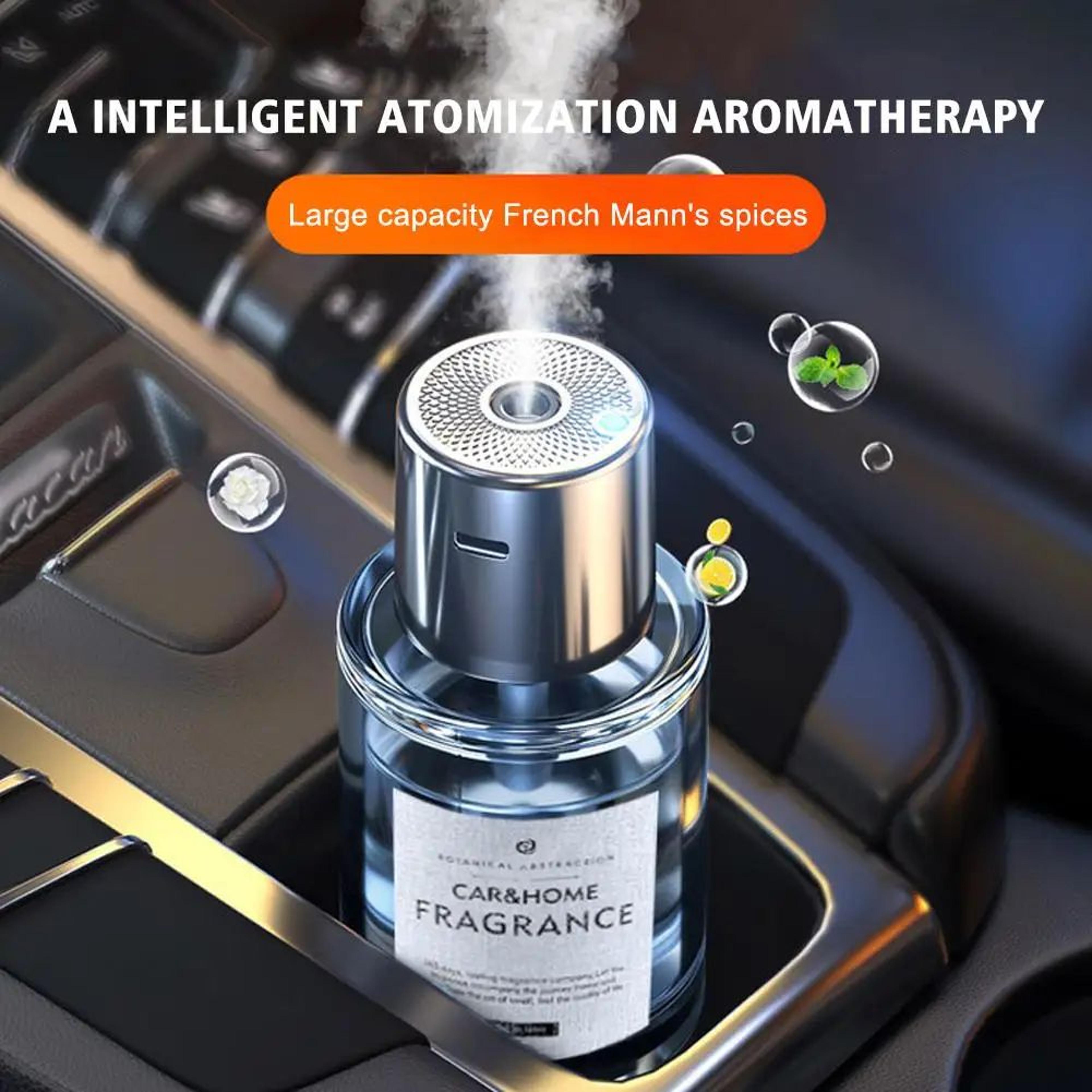 smart car fragrance spray diffuser with 5 adjustable scent modes