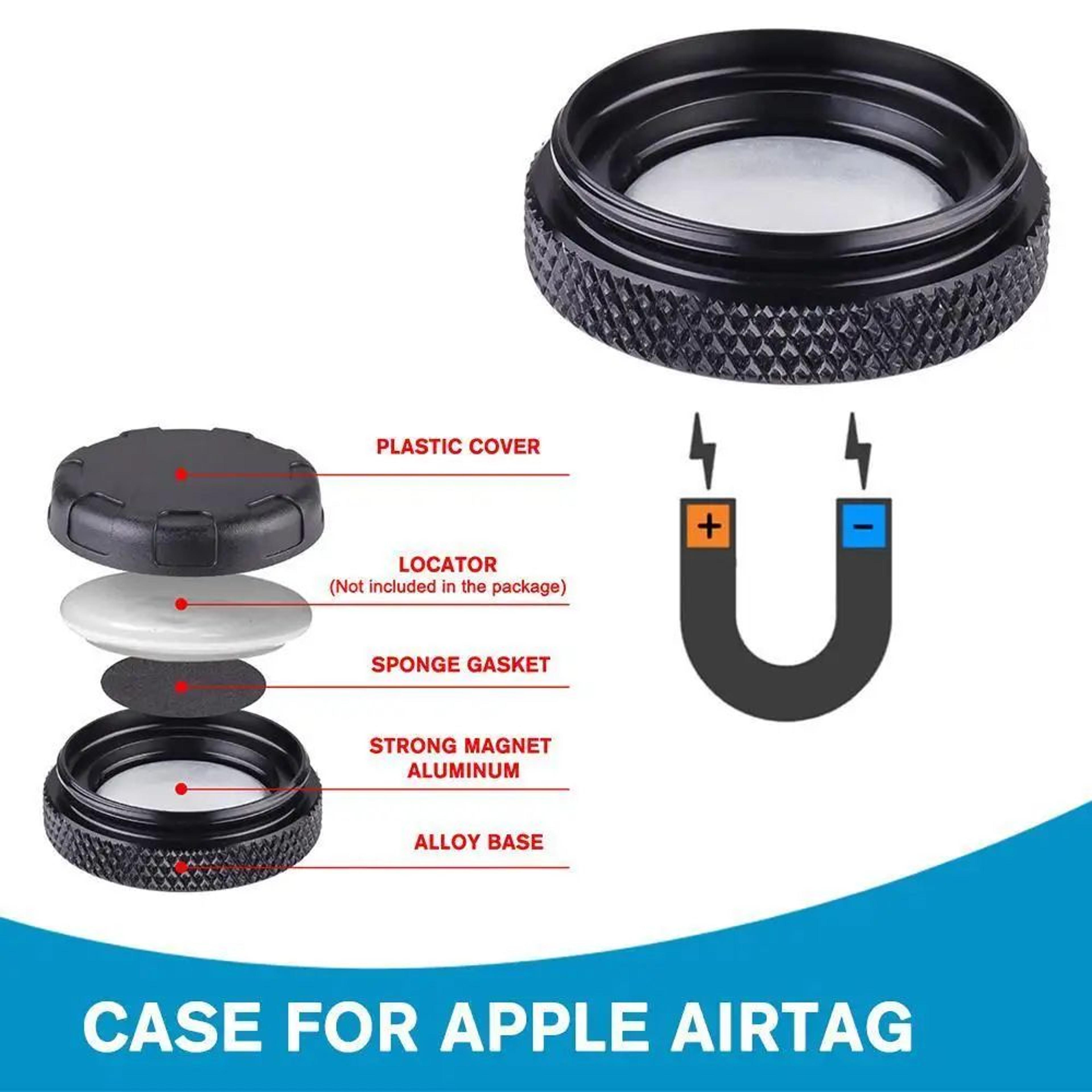 magnetic airtag holder protective case for car bike and motorcycle