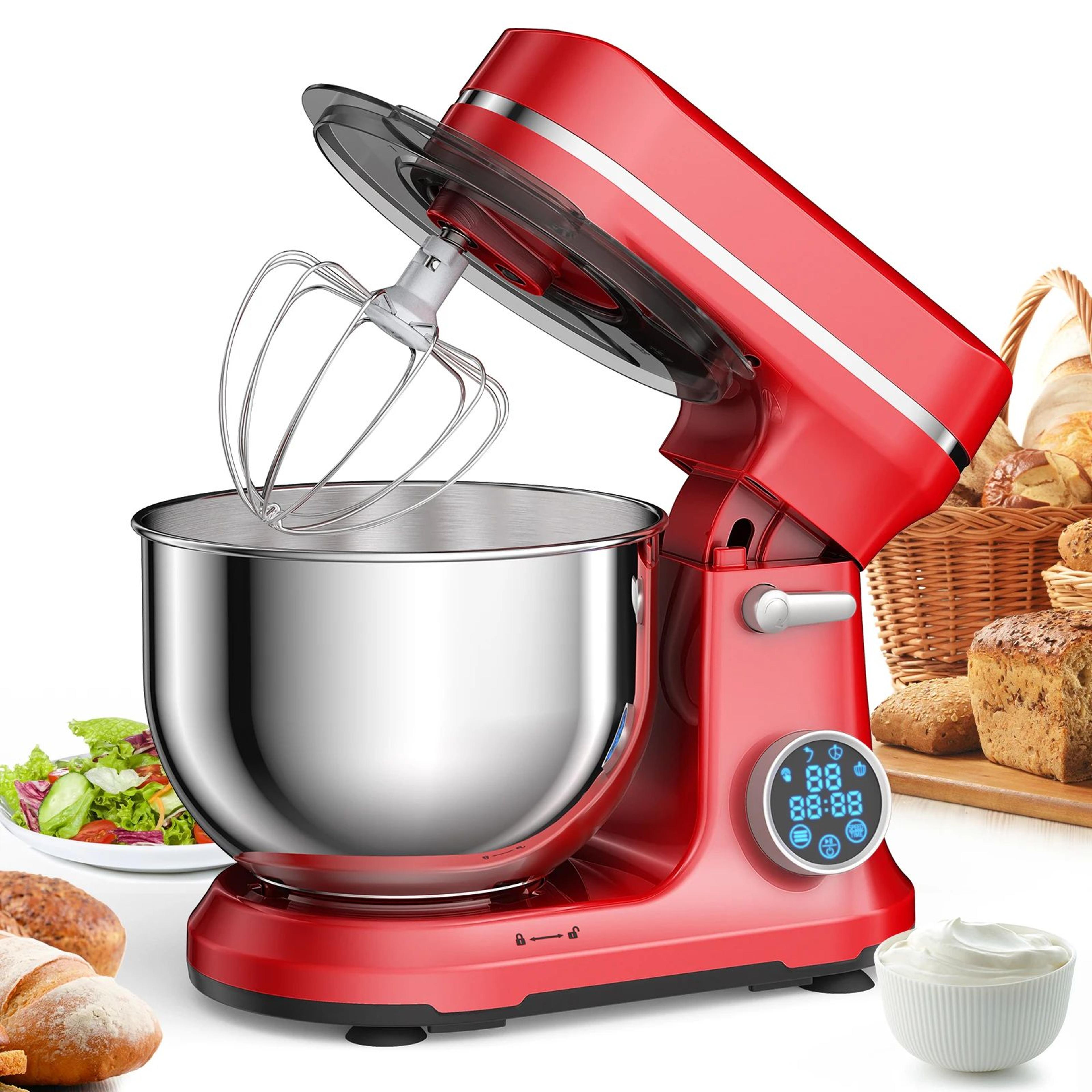 biolomix 1200w digital stand mixer with 5l bowl and 11 speeds
