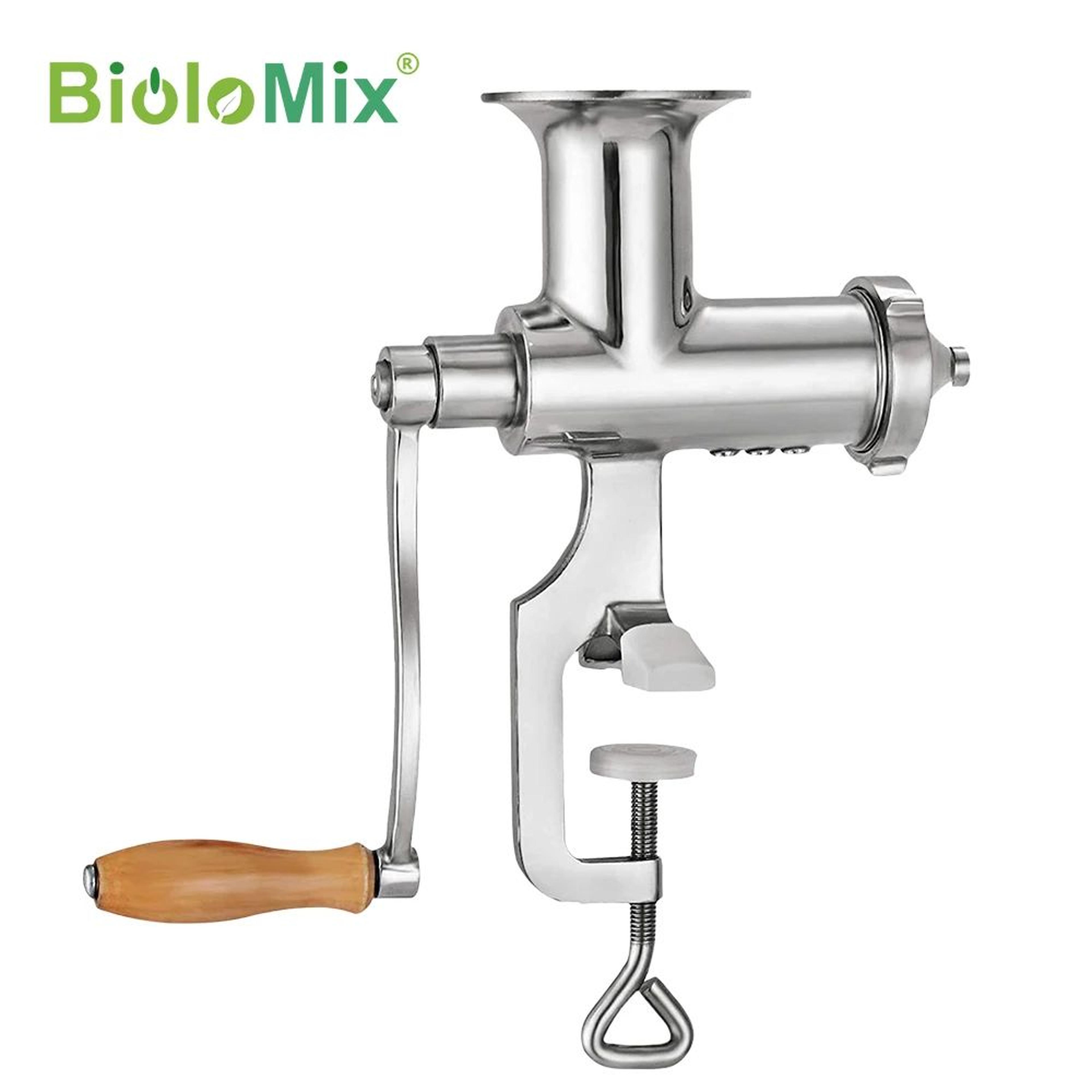 stainless steel manual wheatgrass juicer and fruit juice extractor