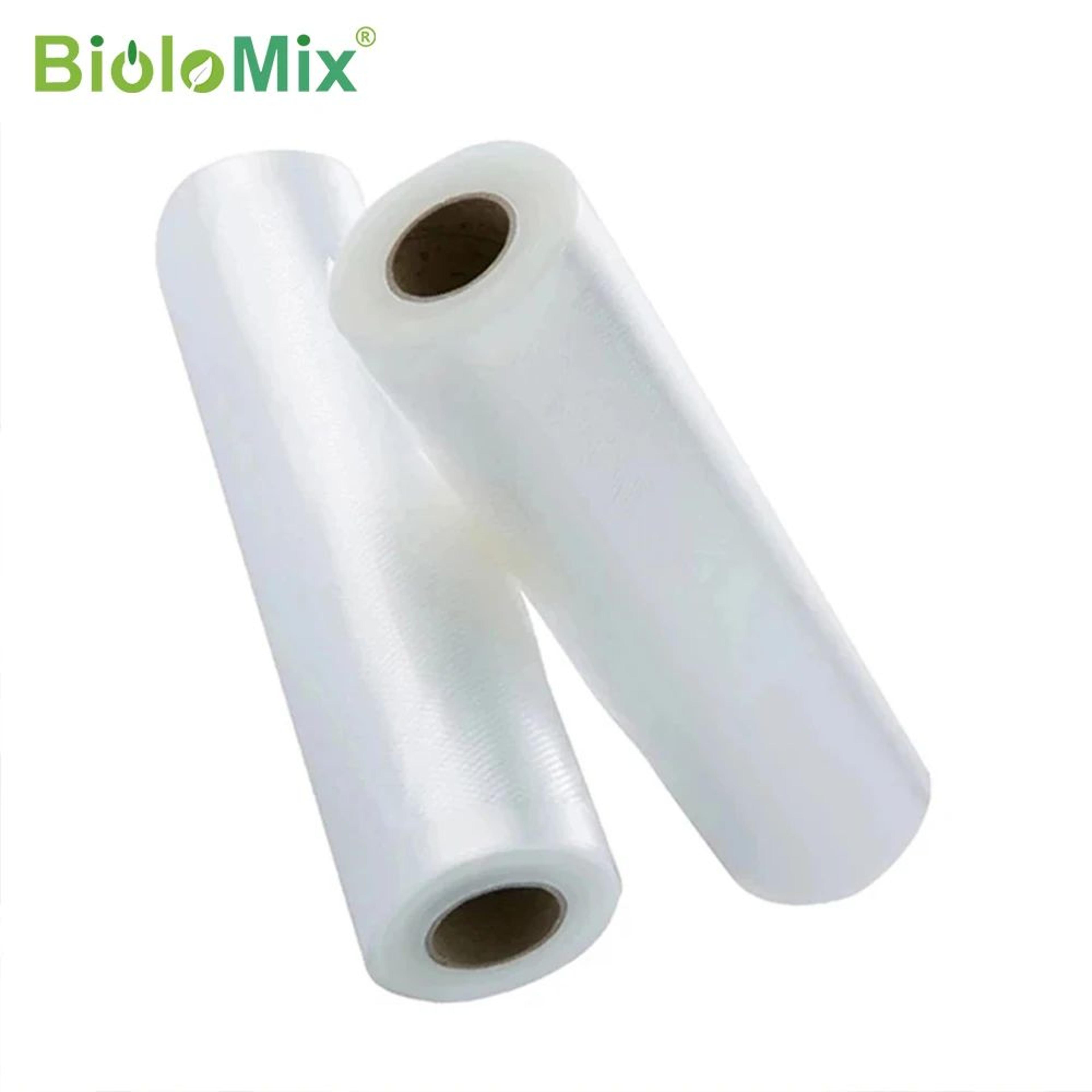 25cm x 500cm vacuum sealer bag roll custom-cut food storage and freezer bags