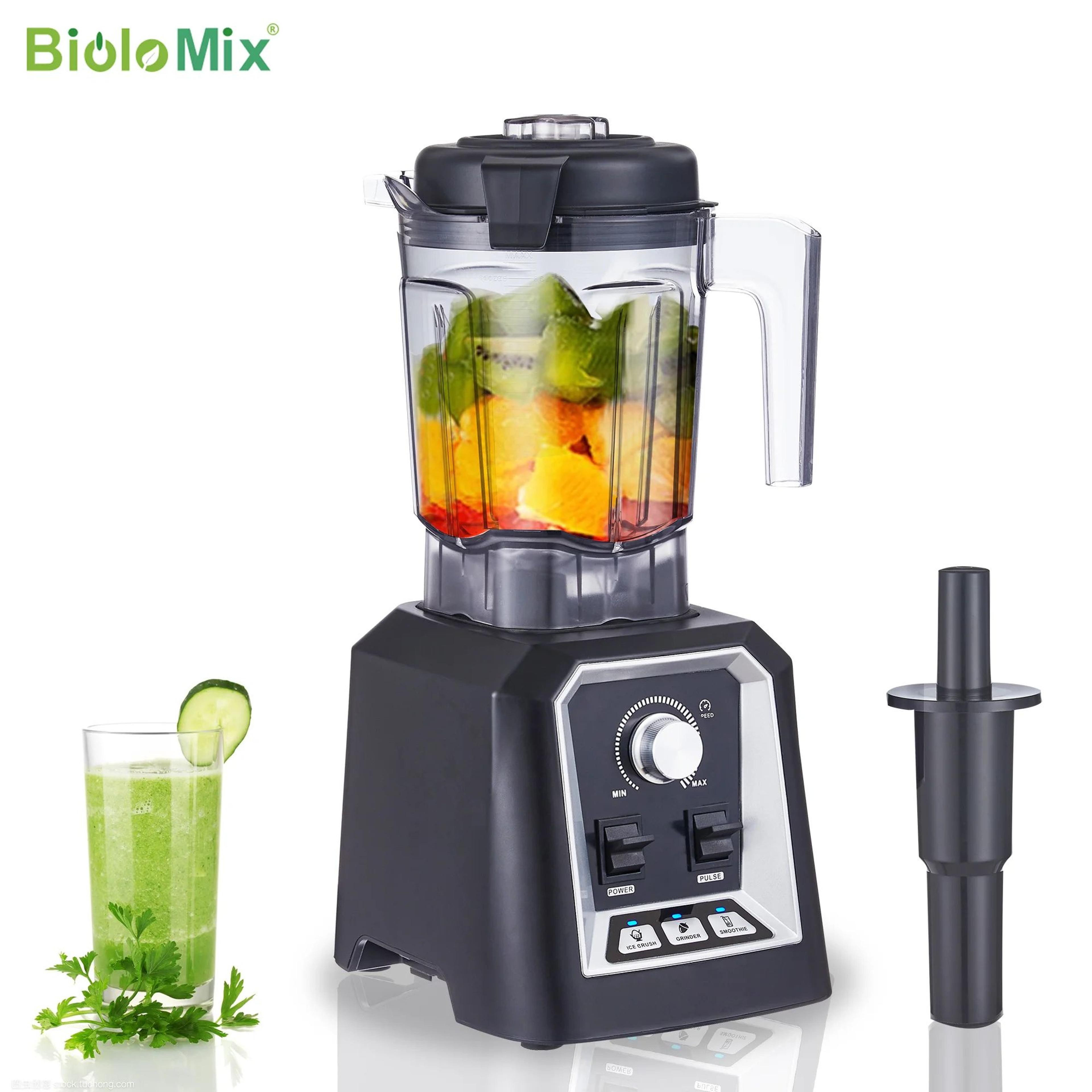 biolomix 2200w professional blender with 2l bpa-free jar and 3 preset programs