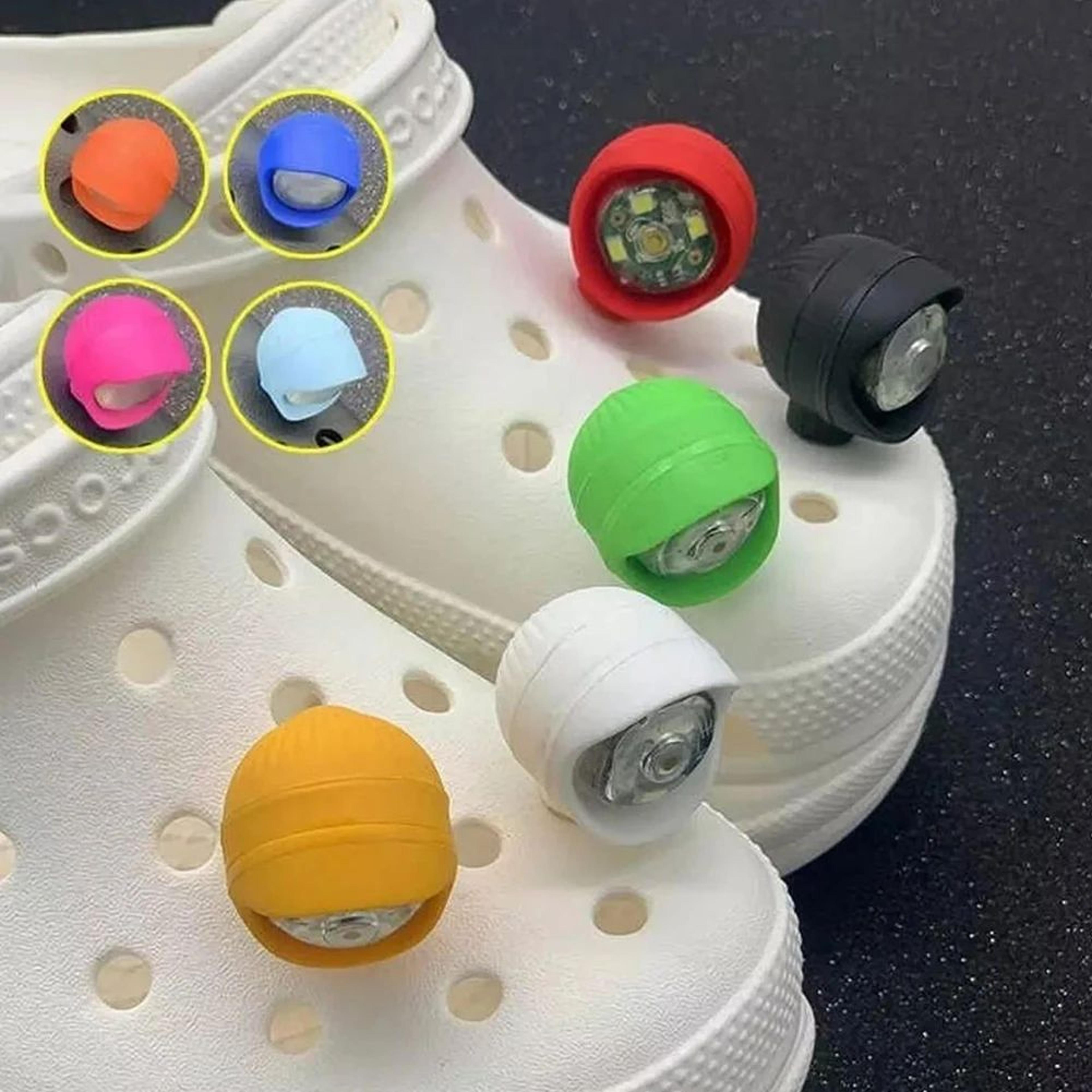 2pcs led shoe headlights - ipx5 waterproof 3-mode lights for night walking and camping