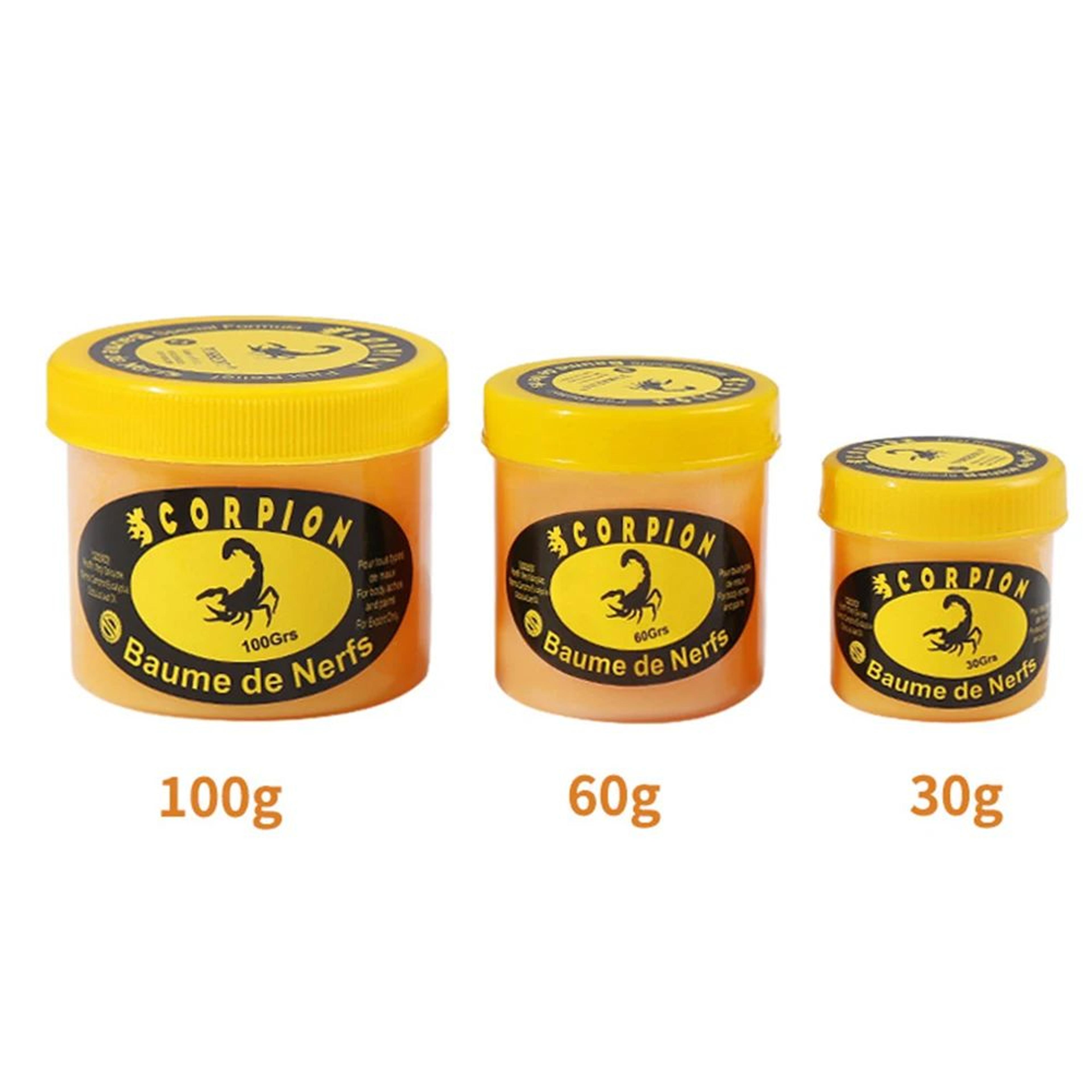 scorpion venom cooling herbal balm for soothing massage and body comfort