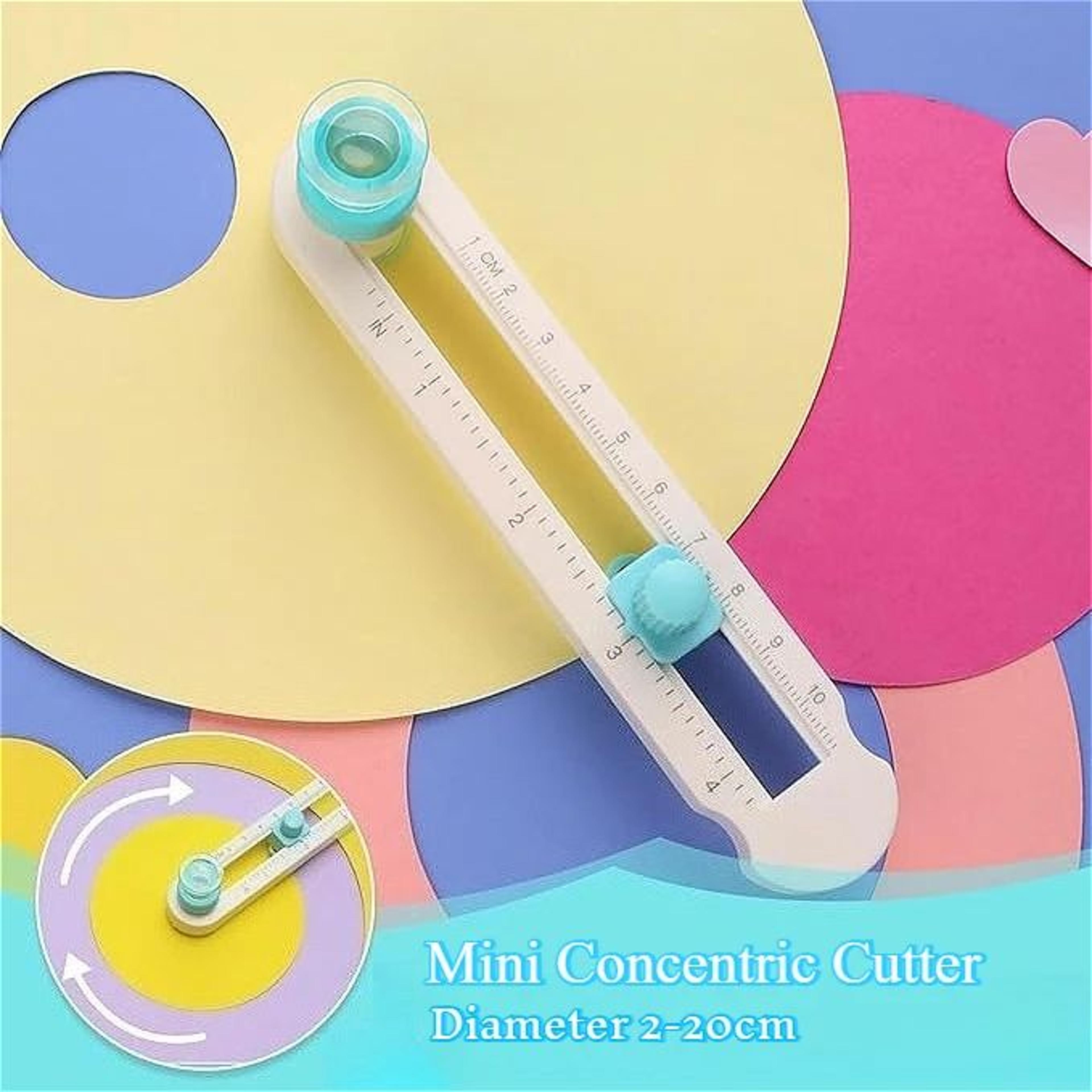 adjustable circle paper cutter 2-20cm 360 degree scrapbooking craft cutting tool