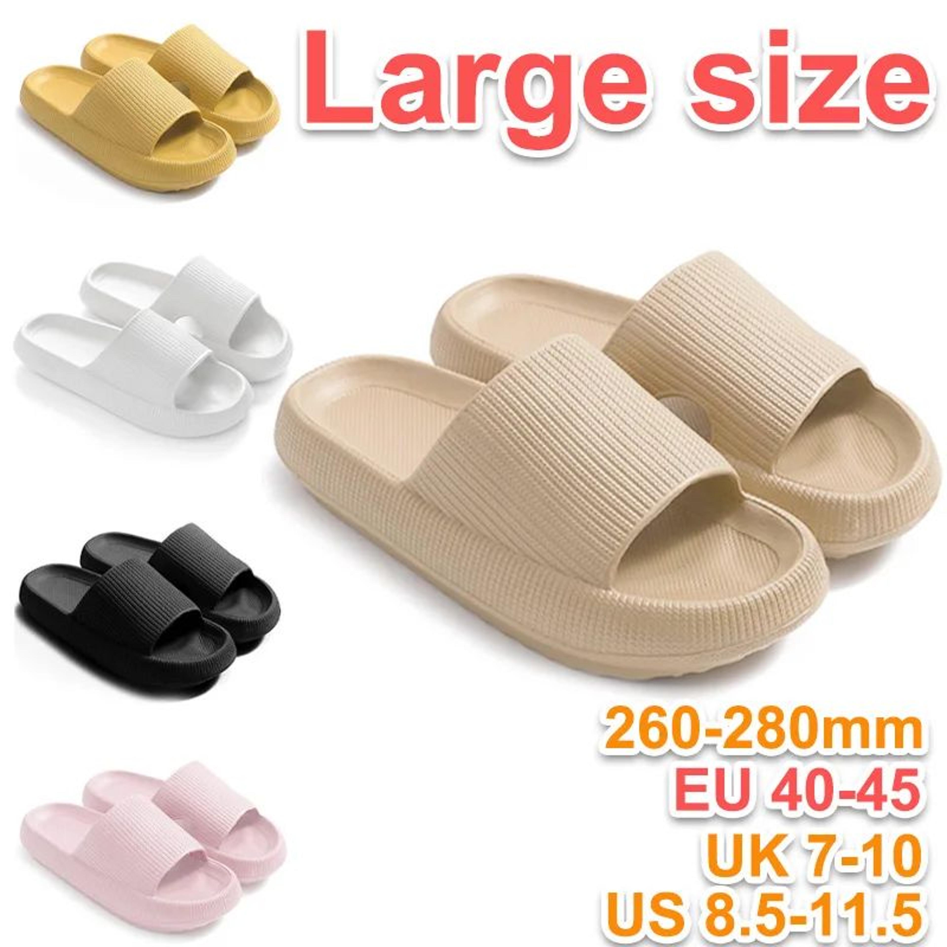 cloud comfort thick sole slippers for women and men non-slip lightweight shower slides