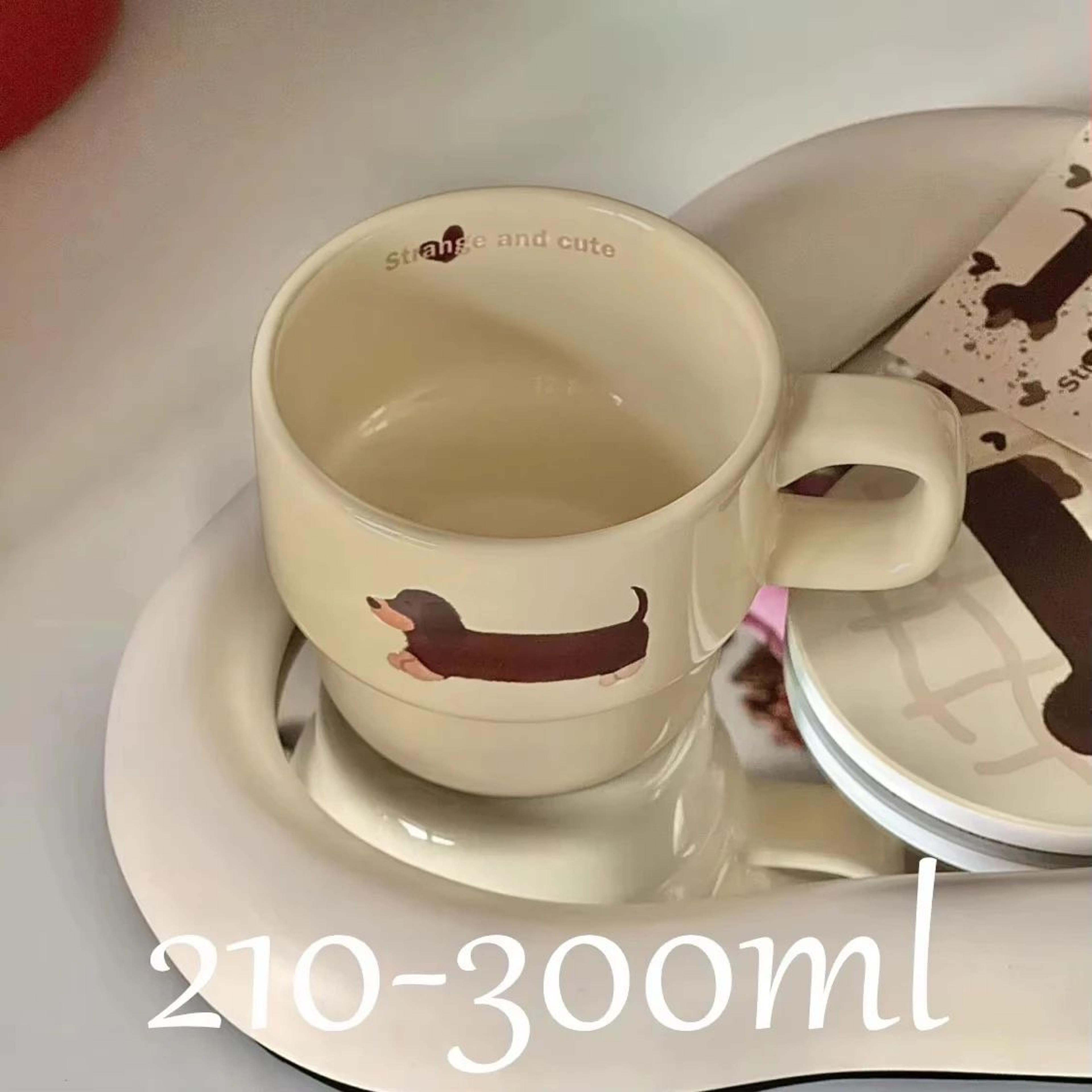 dachshund ceramic coffee mug for dog lovers