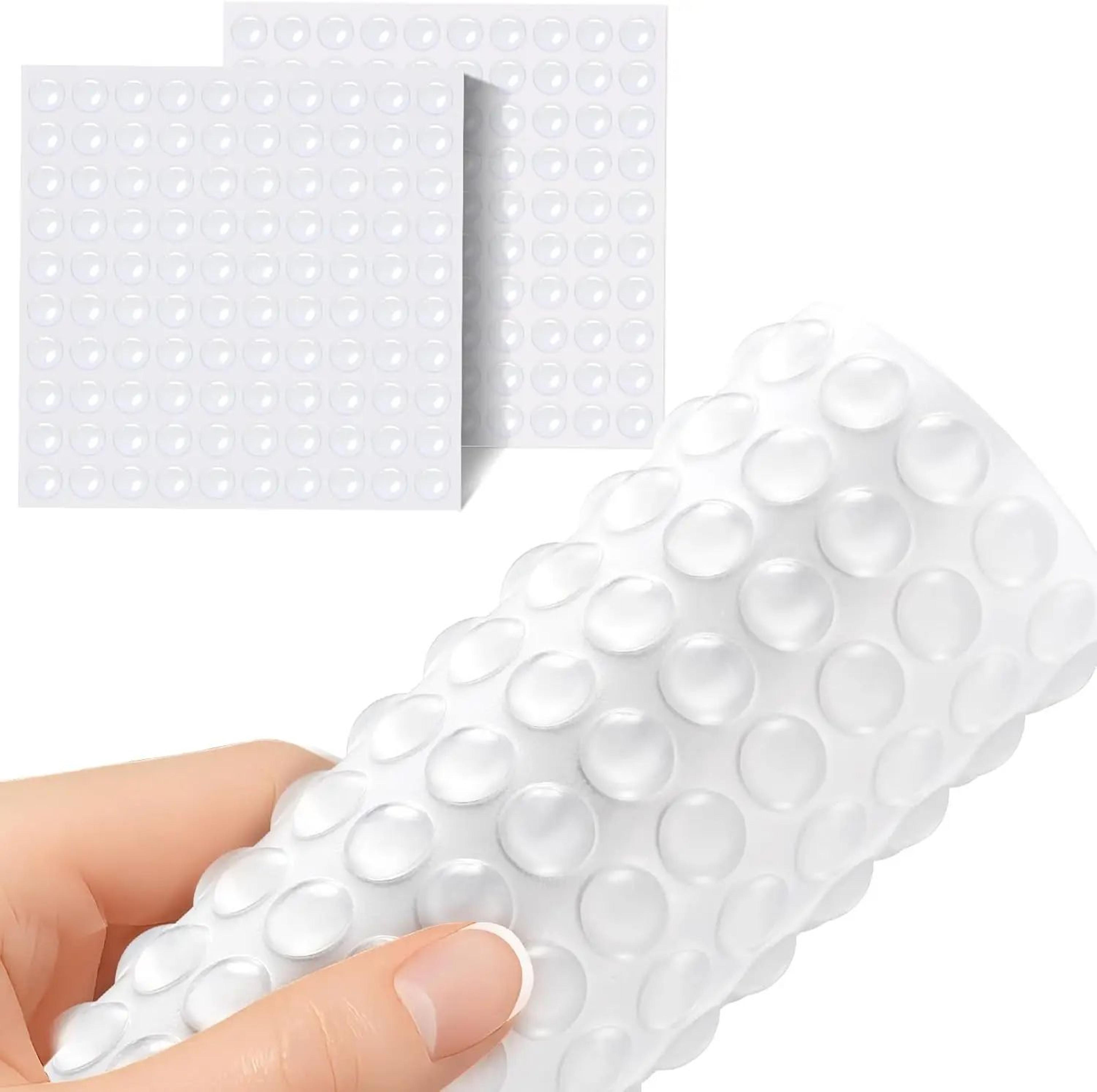 100pcs clear self-adhesive silicone cabinet bumpers and rubber feet pads