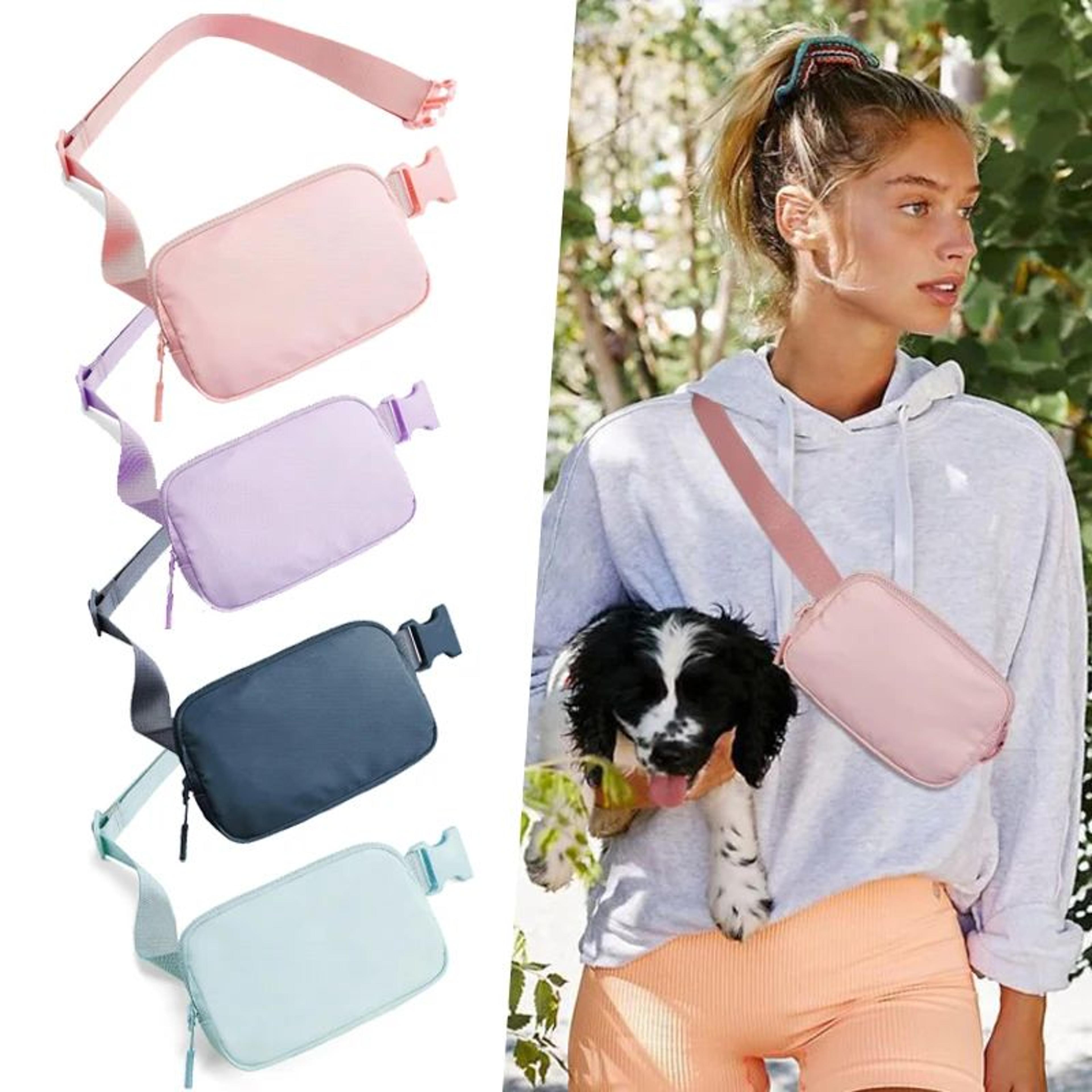 waterproof fanny pack belt bag with adjustable crossbody strap for travel and sports