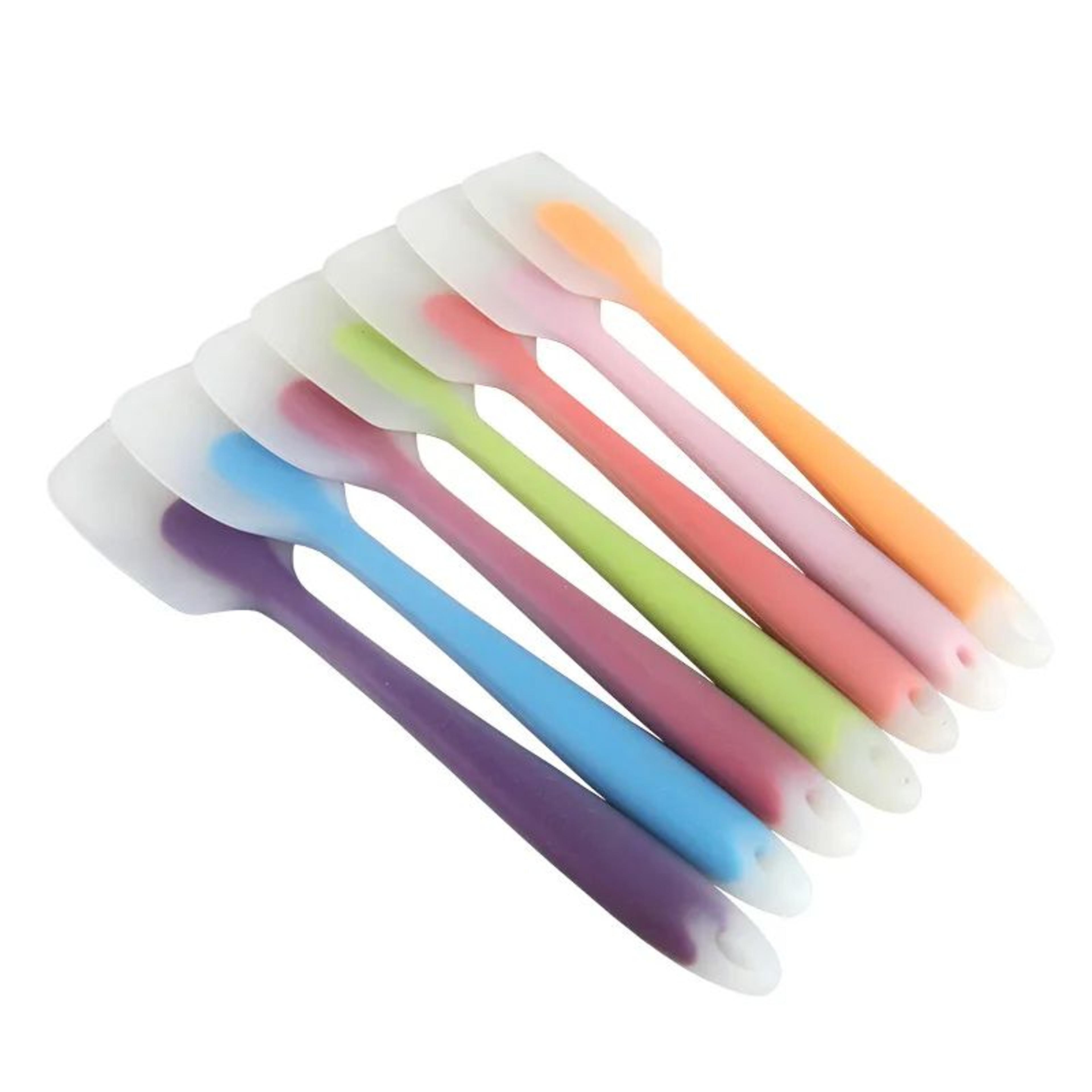 heat resistant silicone spoon spatula for baking, mixing and scraping
