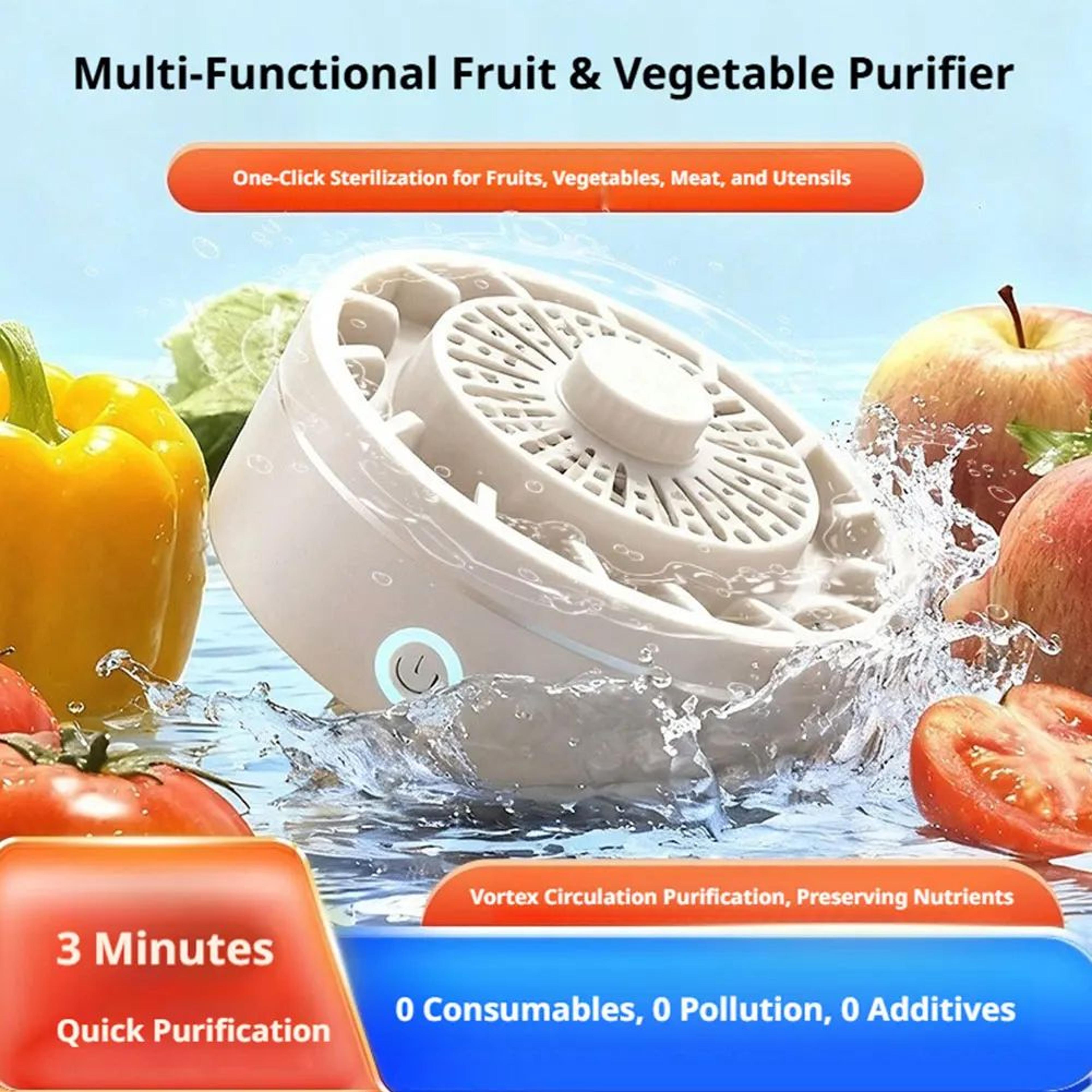 wireless hydroxyl ion fruit and vegetable cleaner food purifier 25w