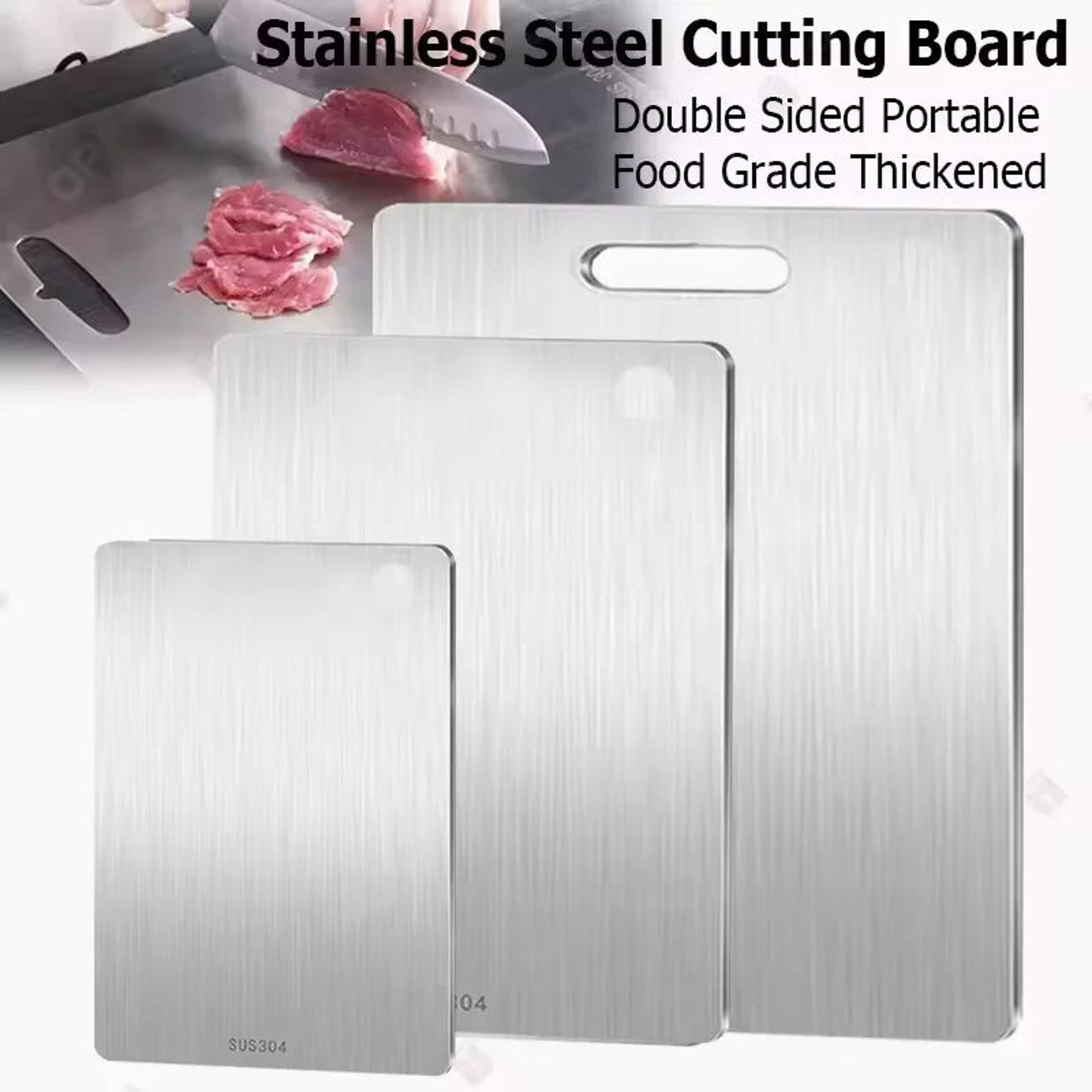 316 stainless steel double-sided cutting board for meat, fruit and vegetables