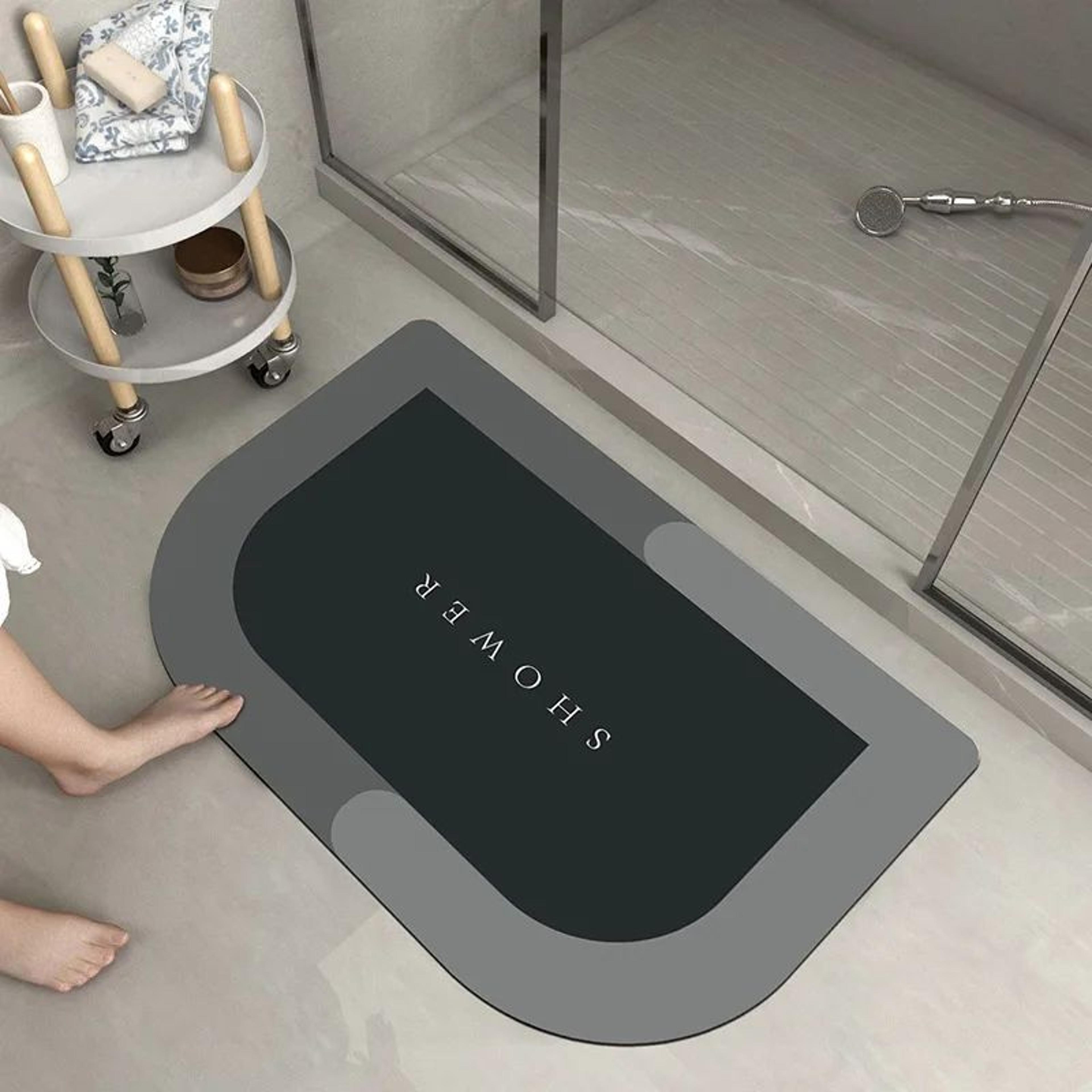quick dry super absorbent non-slip bath mat