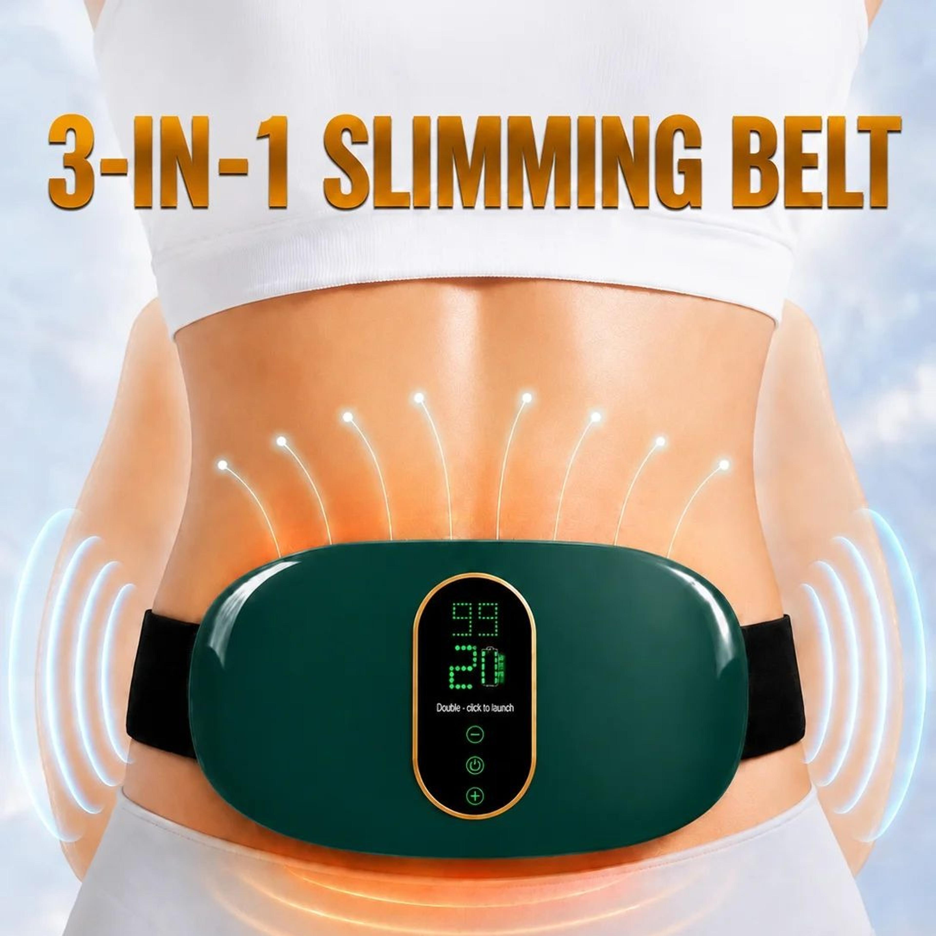 electric abdominal massage belt for women - body shaping waist massager