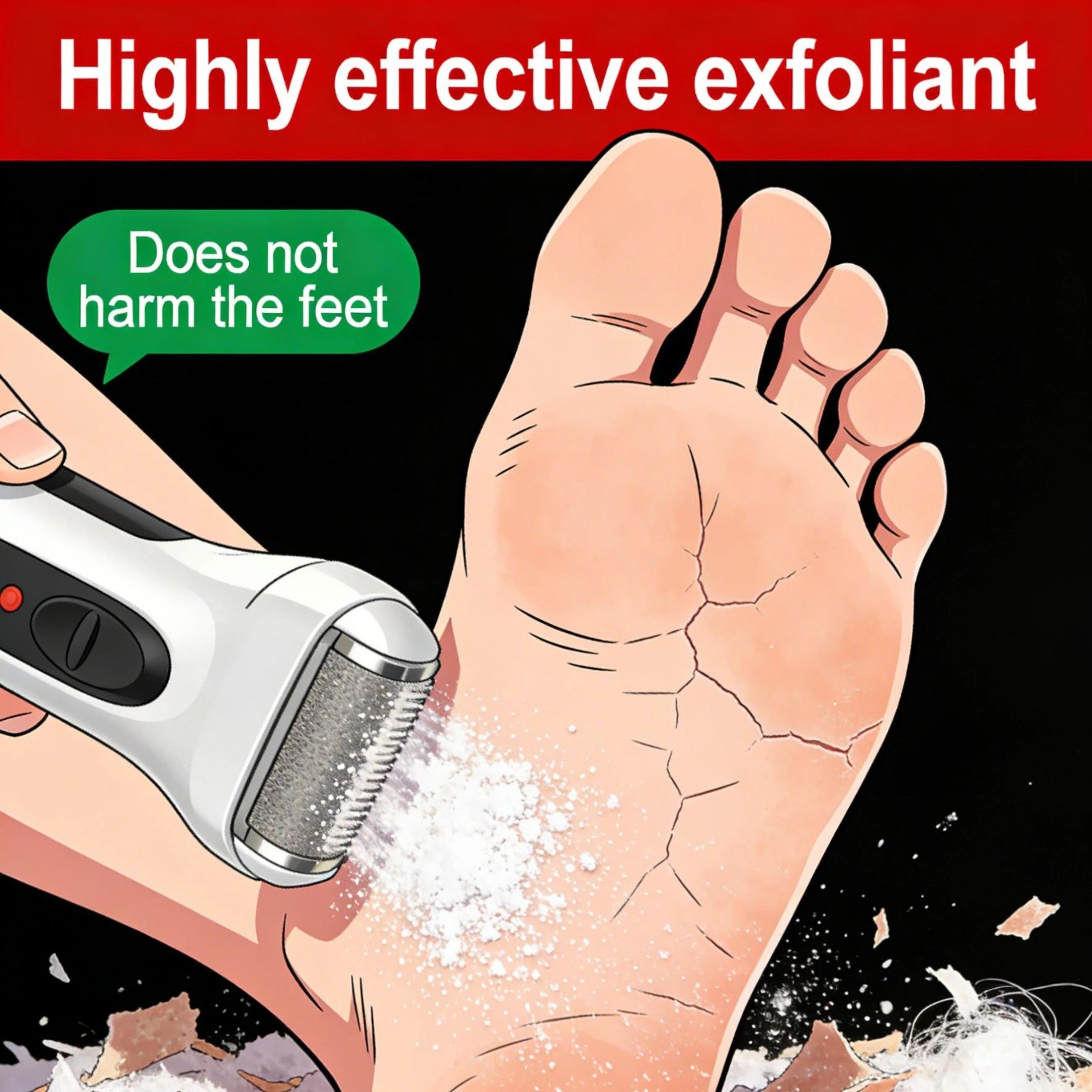 automatic electric foot file callus remover for smooth heels and at-home pedicure
