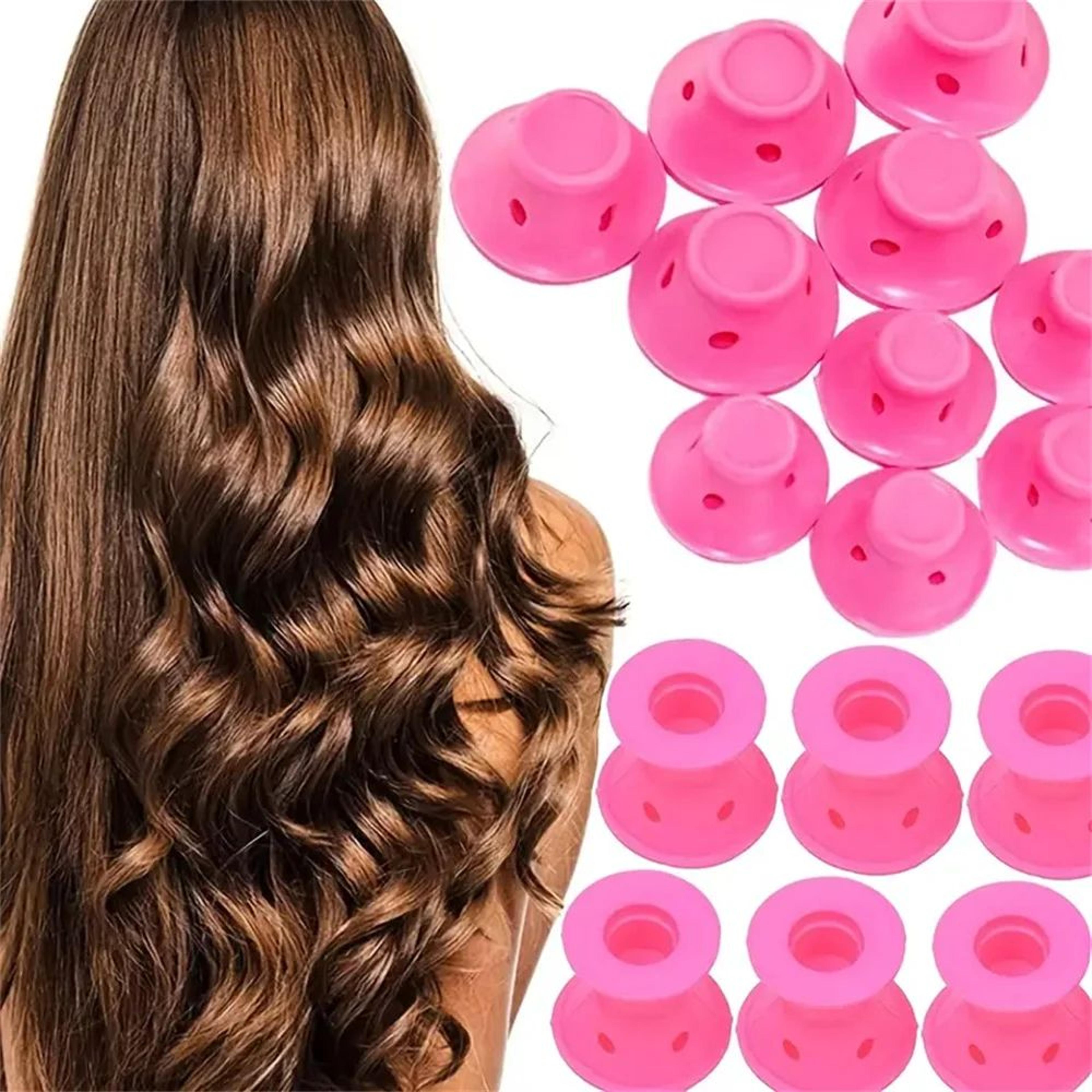 10/20pcs mushroom heatless hair curlers soft silicone non-slip hair rollers