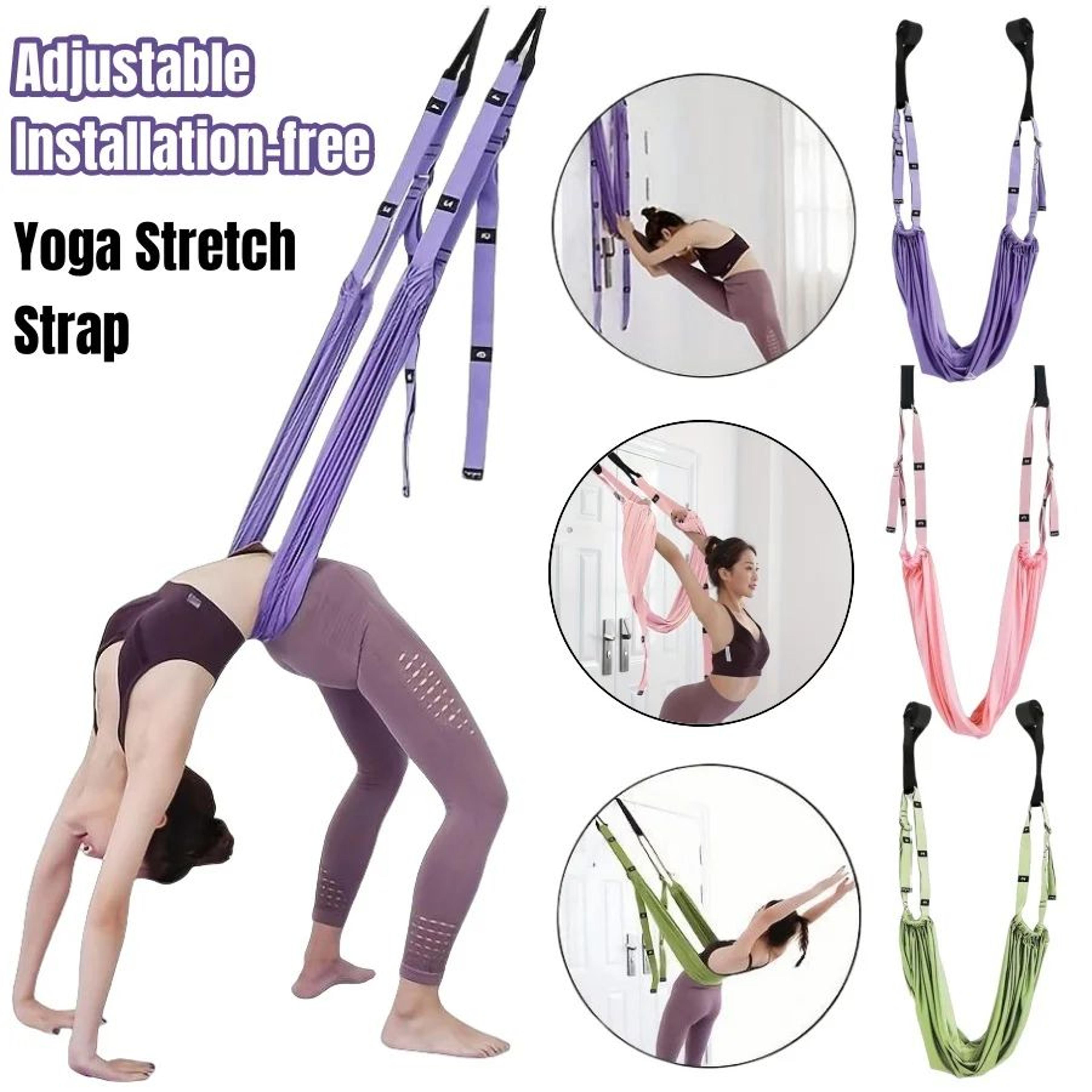 yoga stretch strap for backbend split handstand and flexibility training