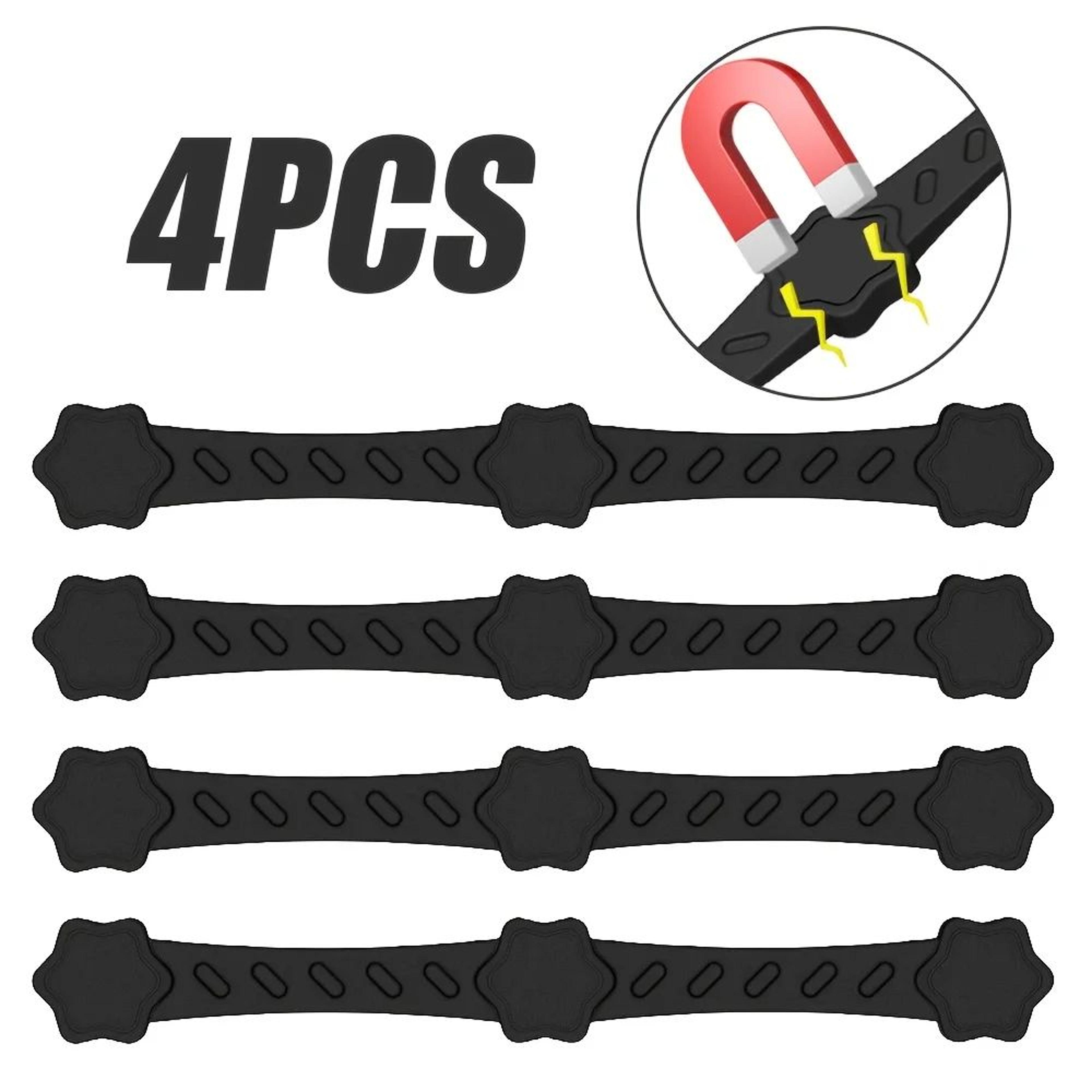 4pcs air fryer magnetic silicone clips for parchment paper liners