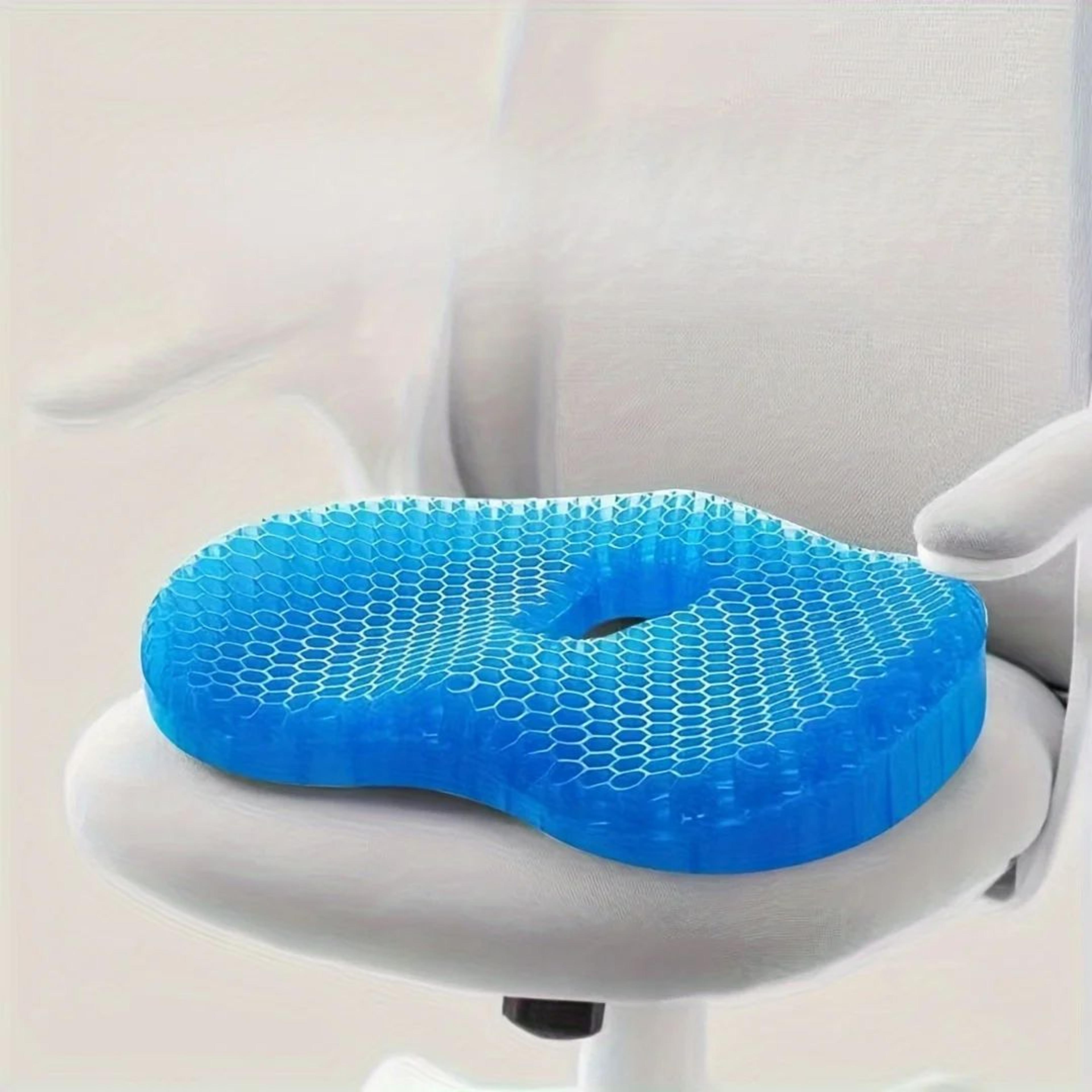 ergonomic u-shaped gel seat cushion for long sitting and tailbone support