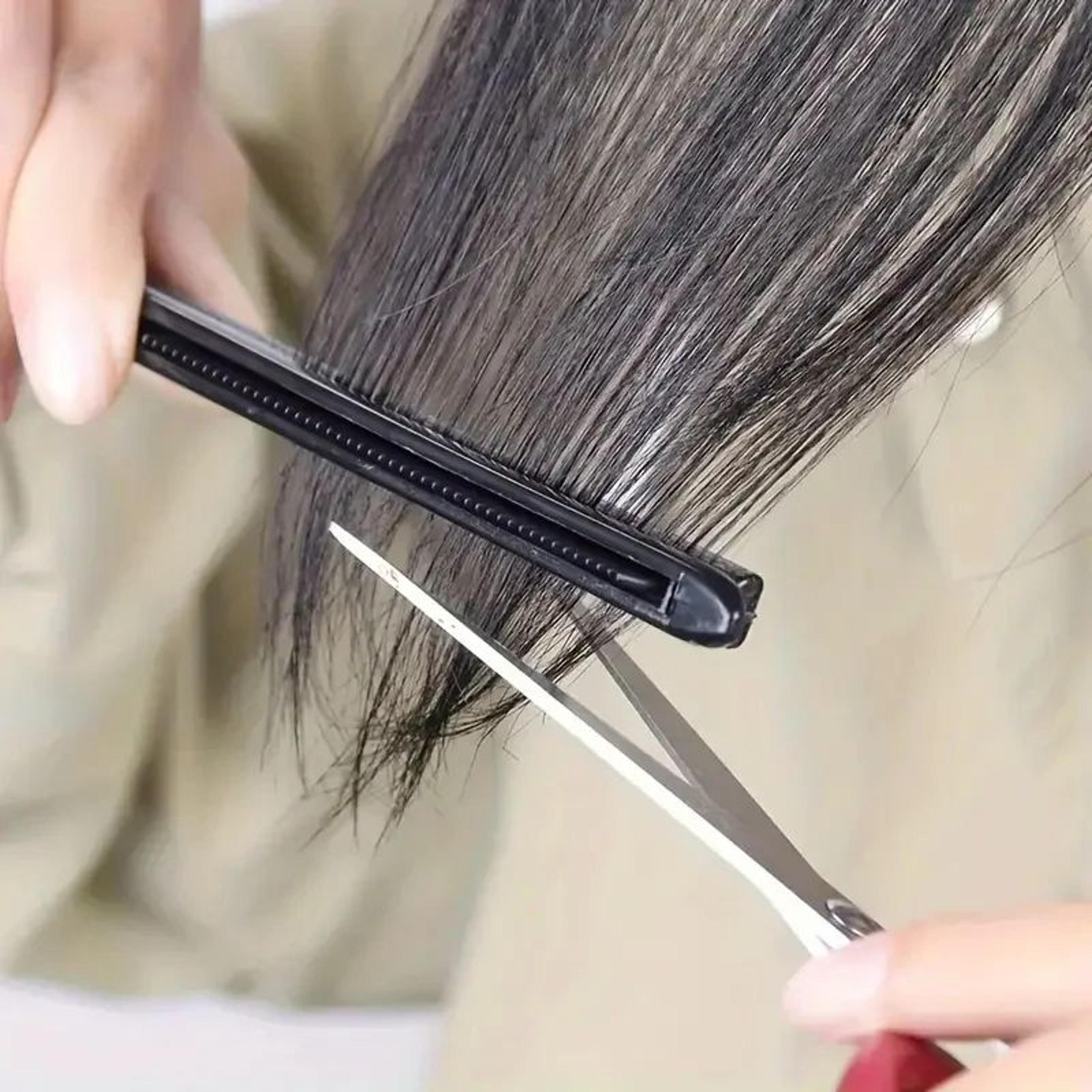 v-comb hair straightening splint comb for smooth hair and wig styling