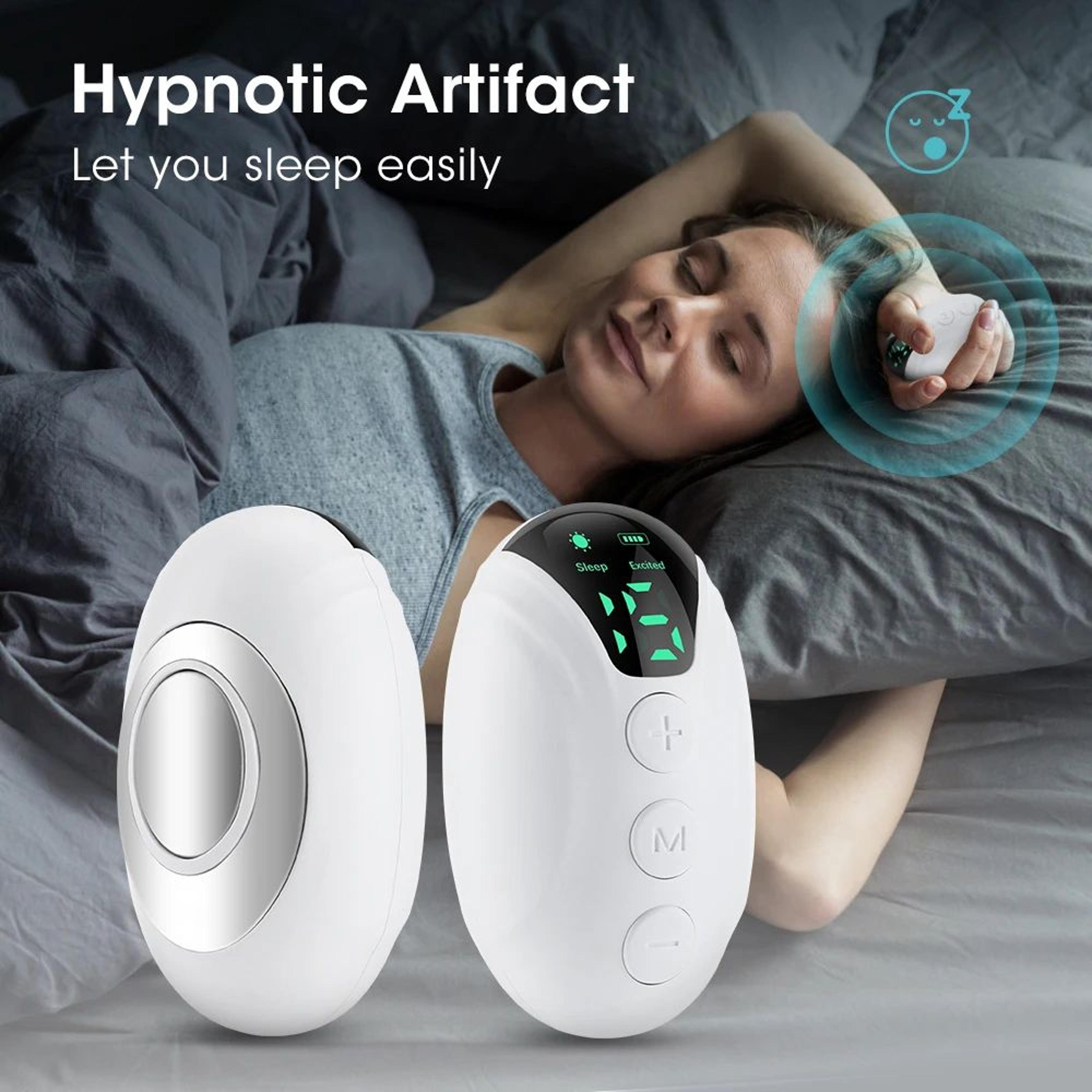 handheld ces microcurrent sleep aid device for relaxation and stress relief