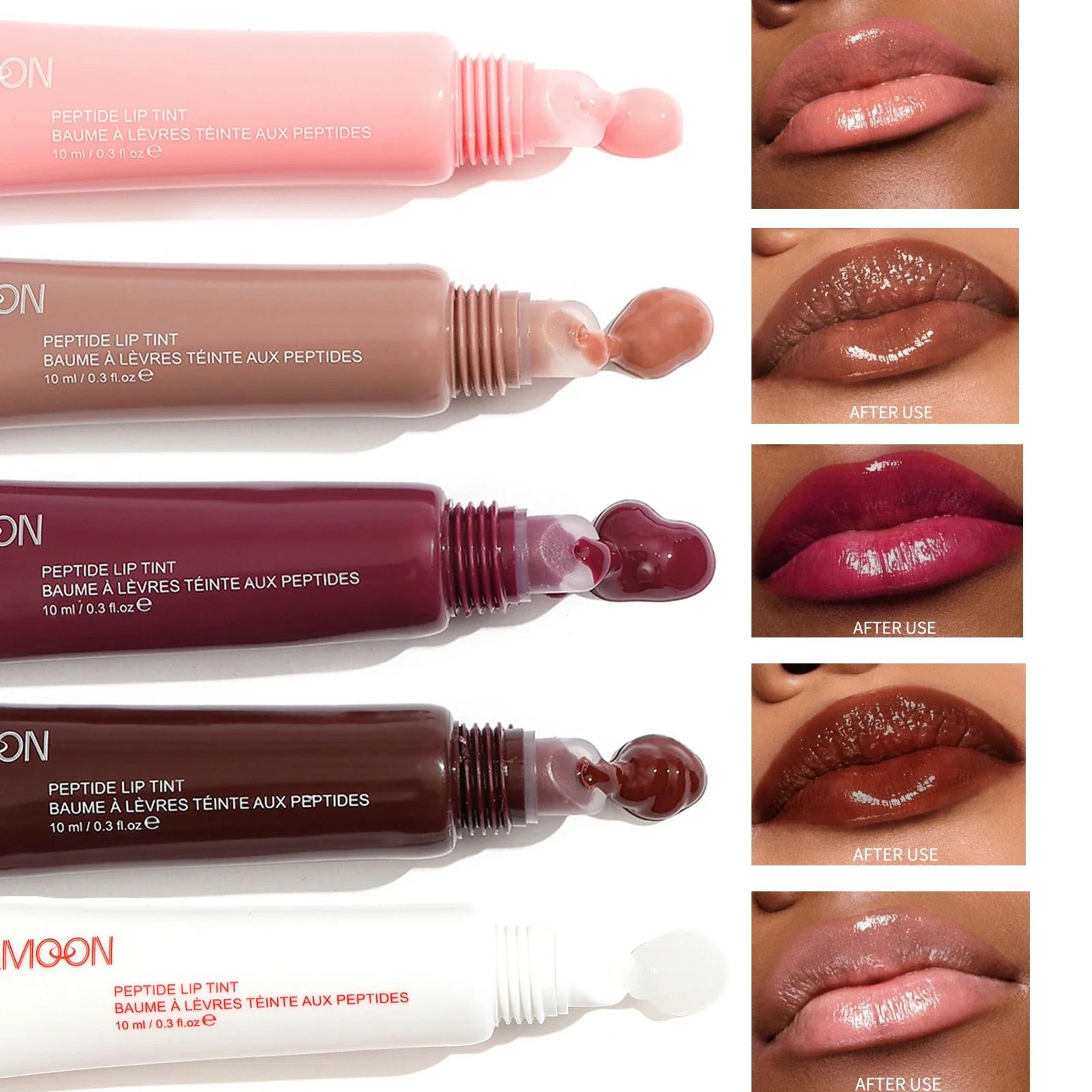 nude brown mirror lip gloss hydrating lip oil for glossy plump-looking lips