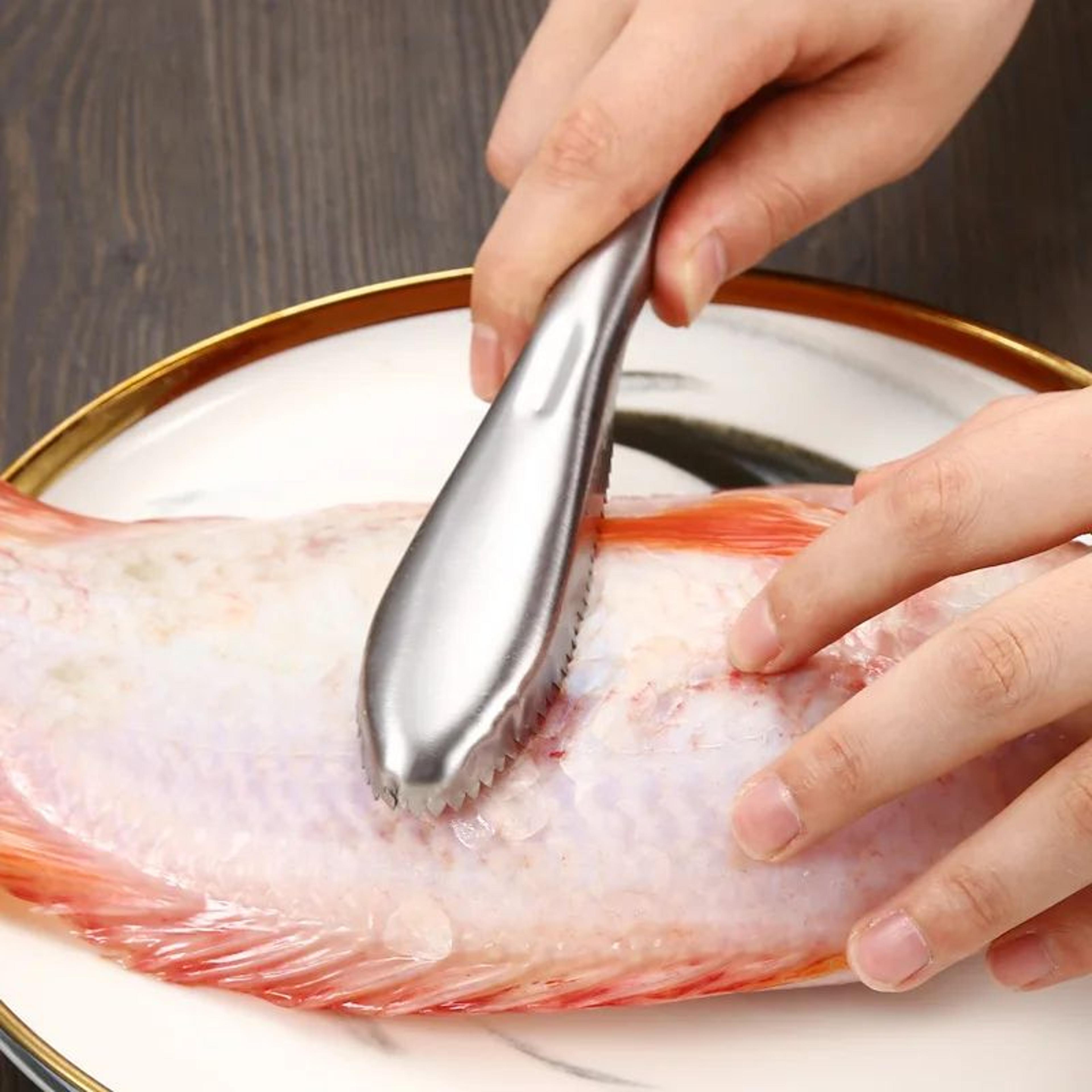 stainless steel fish scaler remover - fish scale scraper cleaning tool