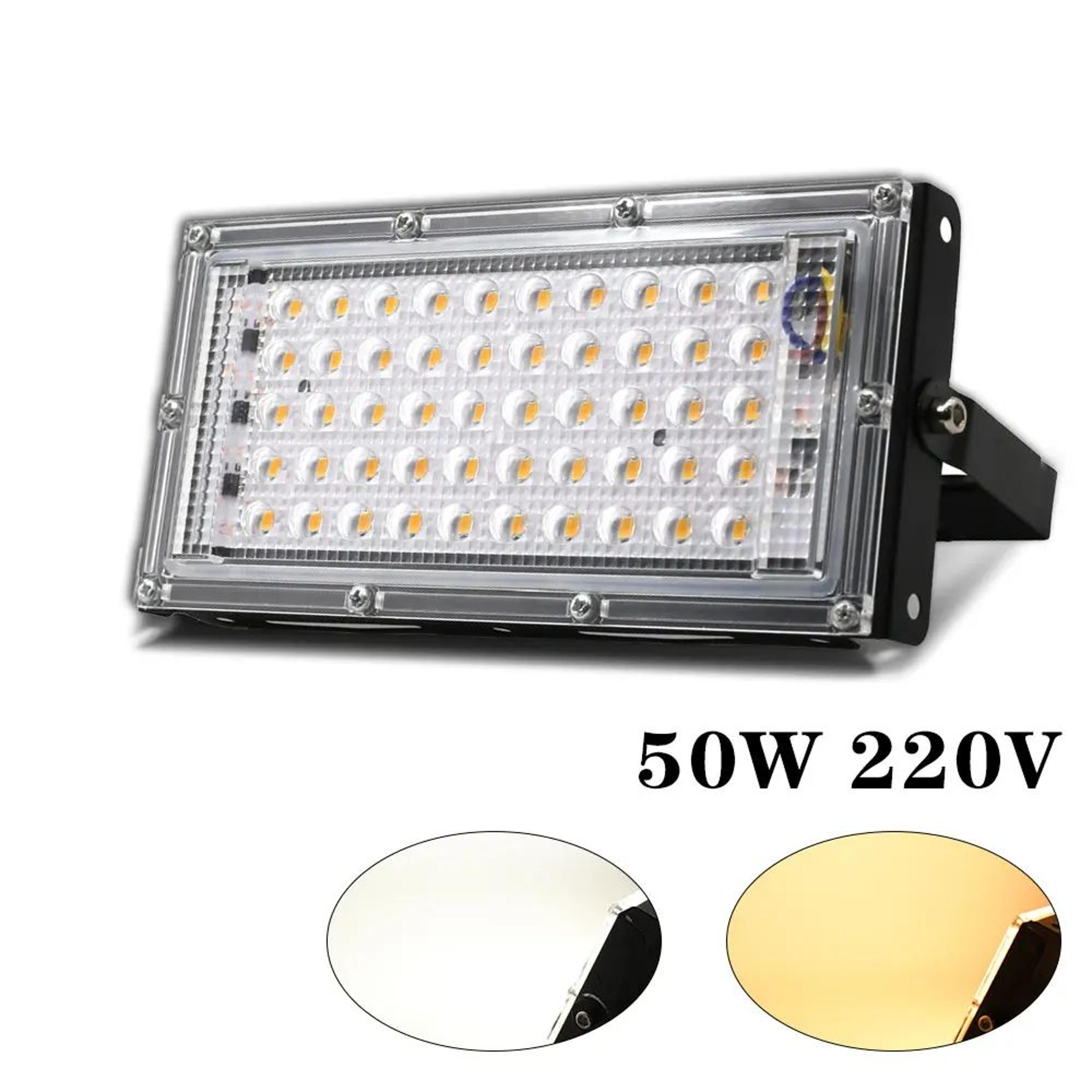 50w led flood light ip65 waterproof outdoor spotlight ac 220v-240v