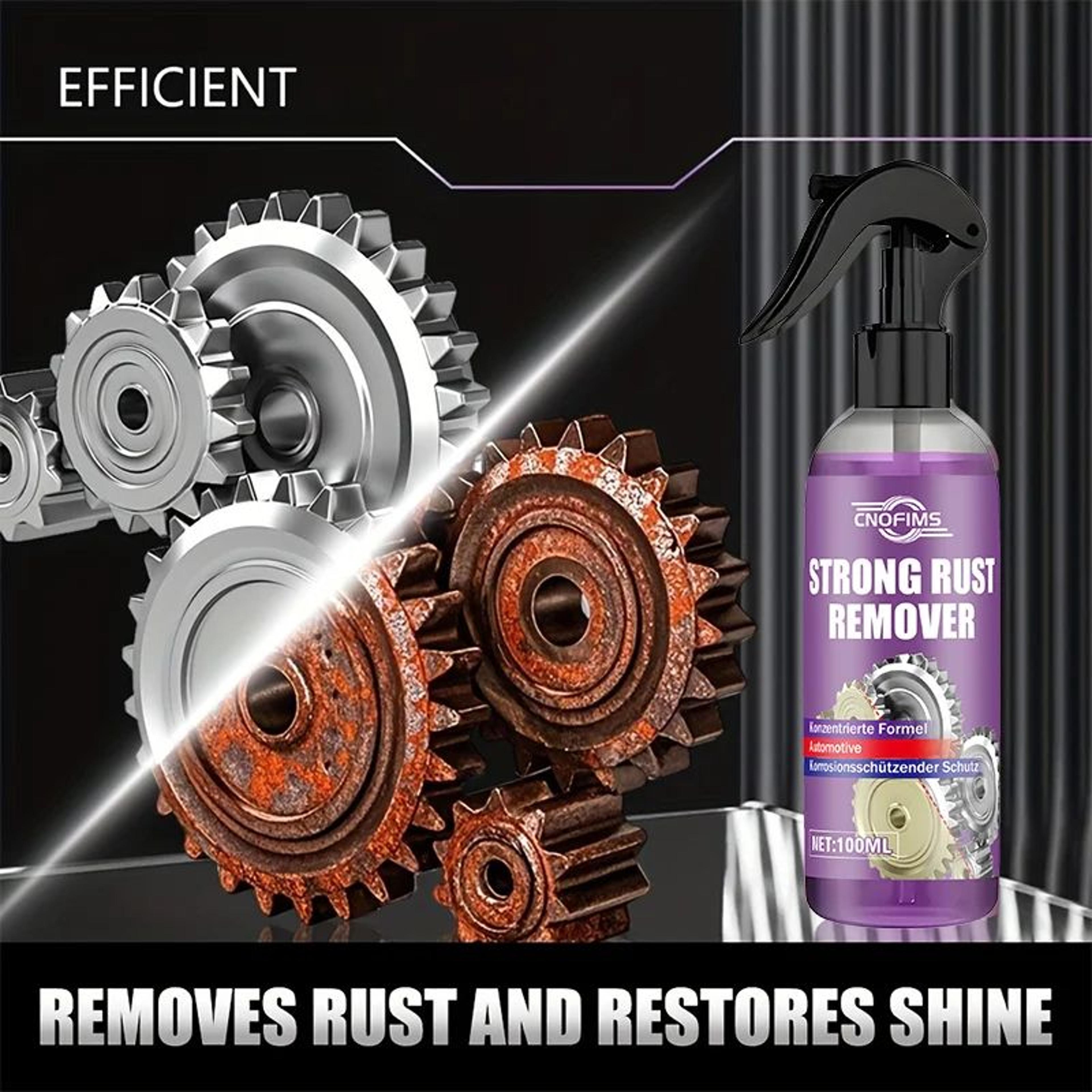 metal rust remover spray and anti-oxidation surface refinisher