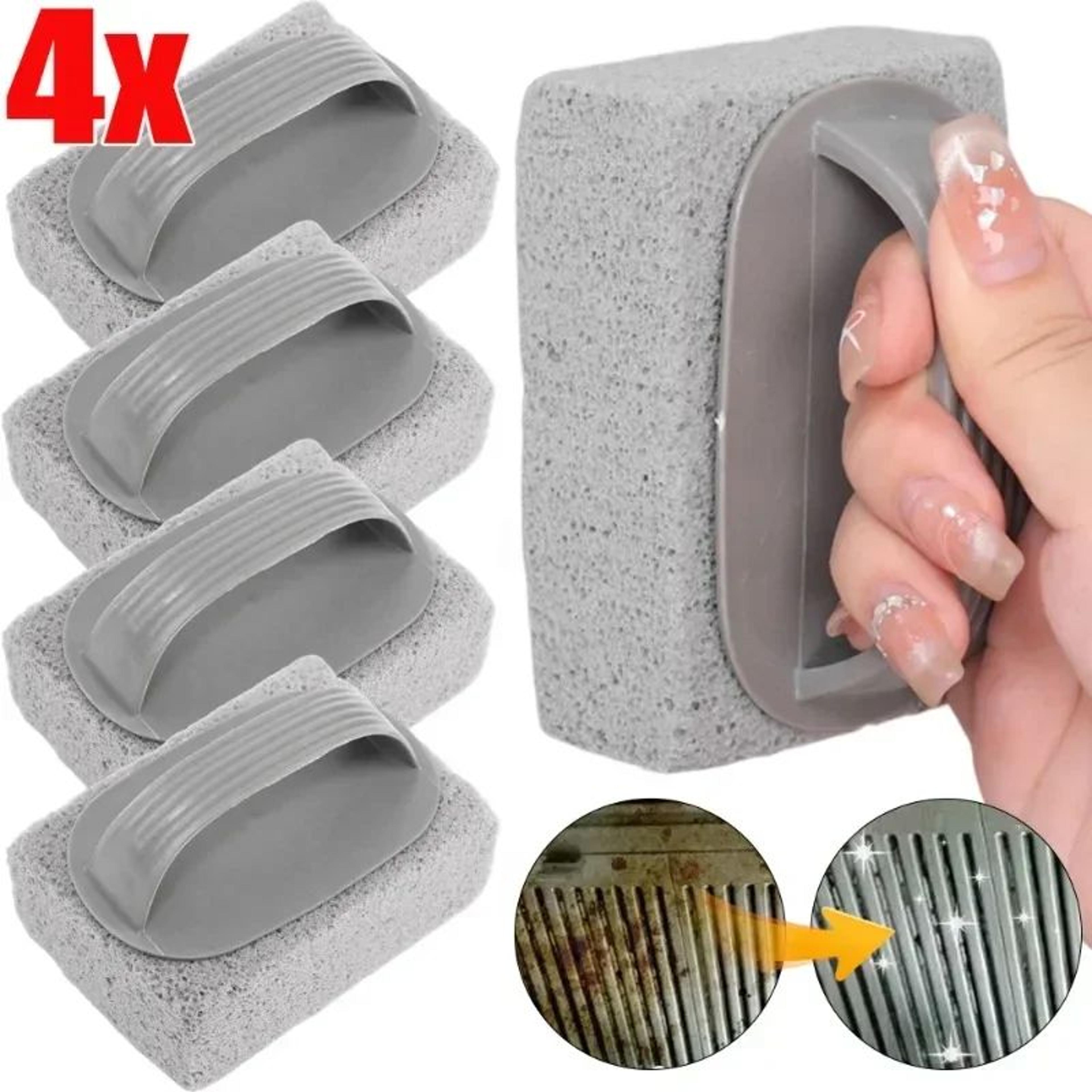 multi-purpose pumice stone cleaning brush for pool tiles, sinks and tough stains