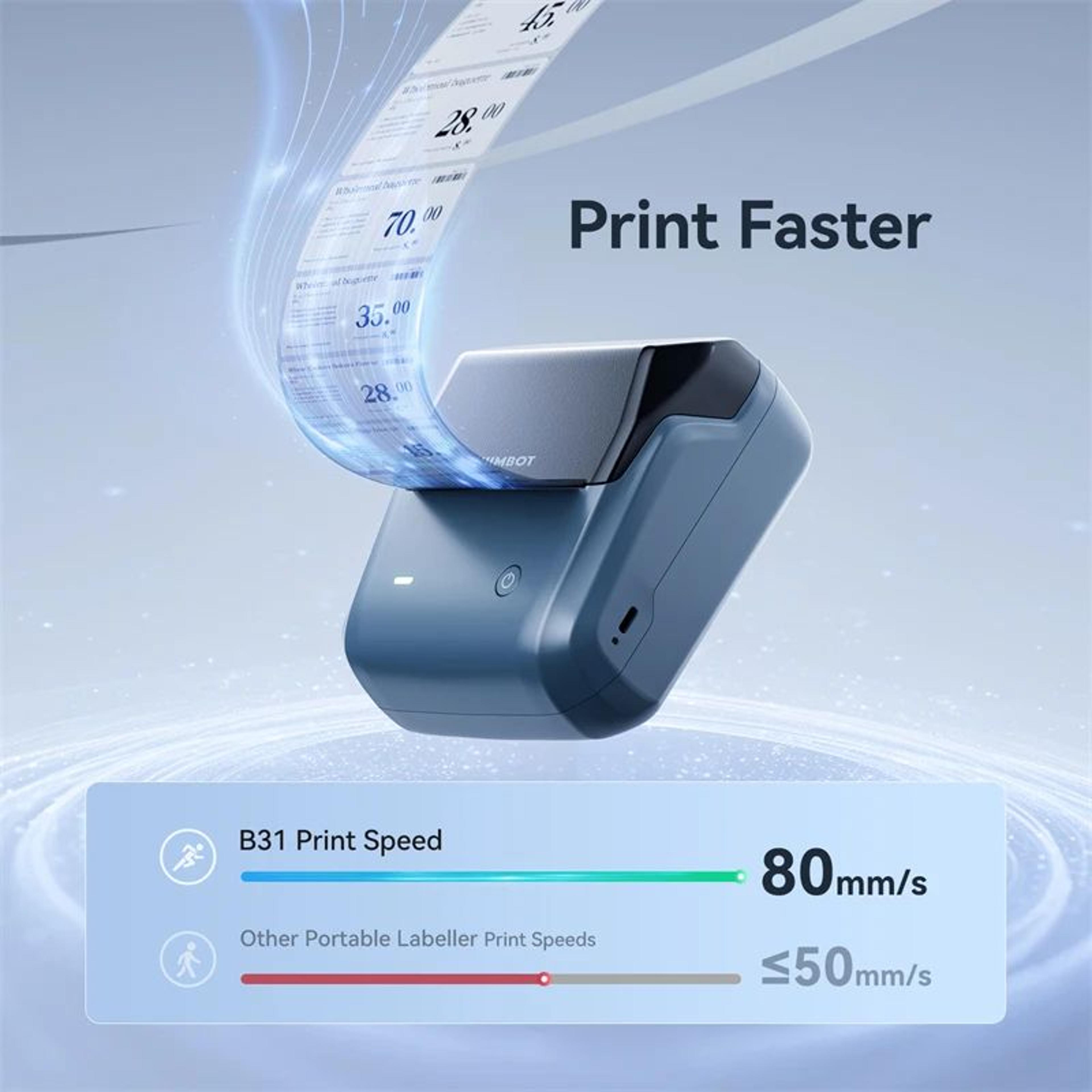 wireless thermal label printer portable barcode and sticker maker