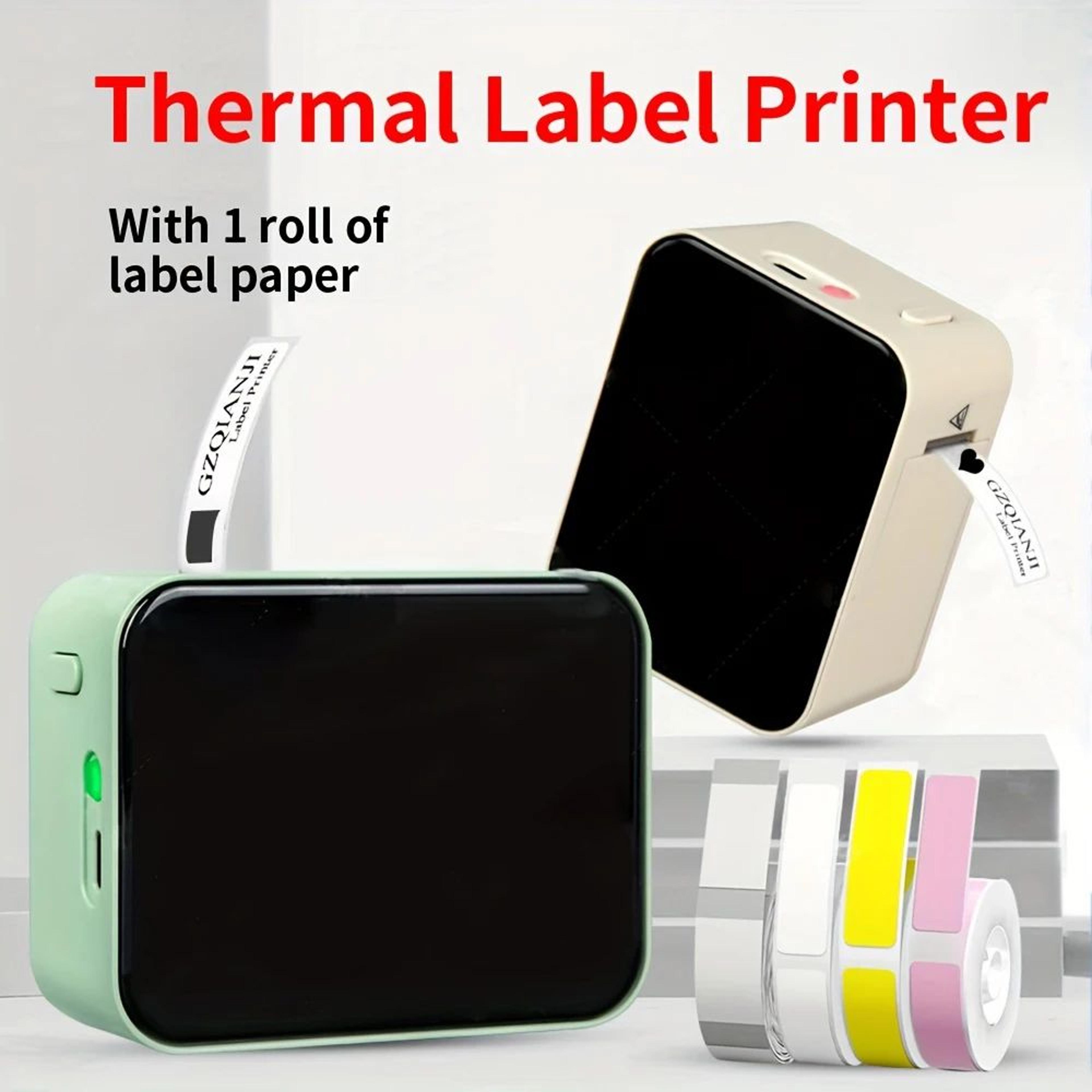 portable bluetooth thermal label printer for home office and diy organization