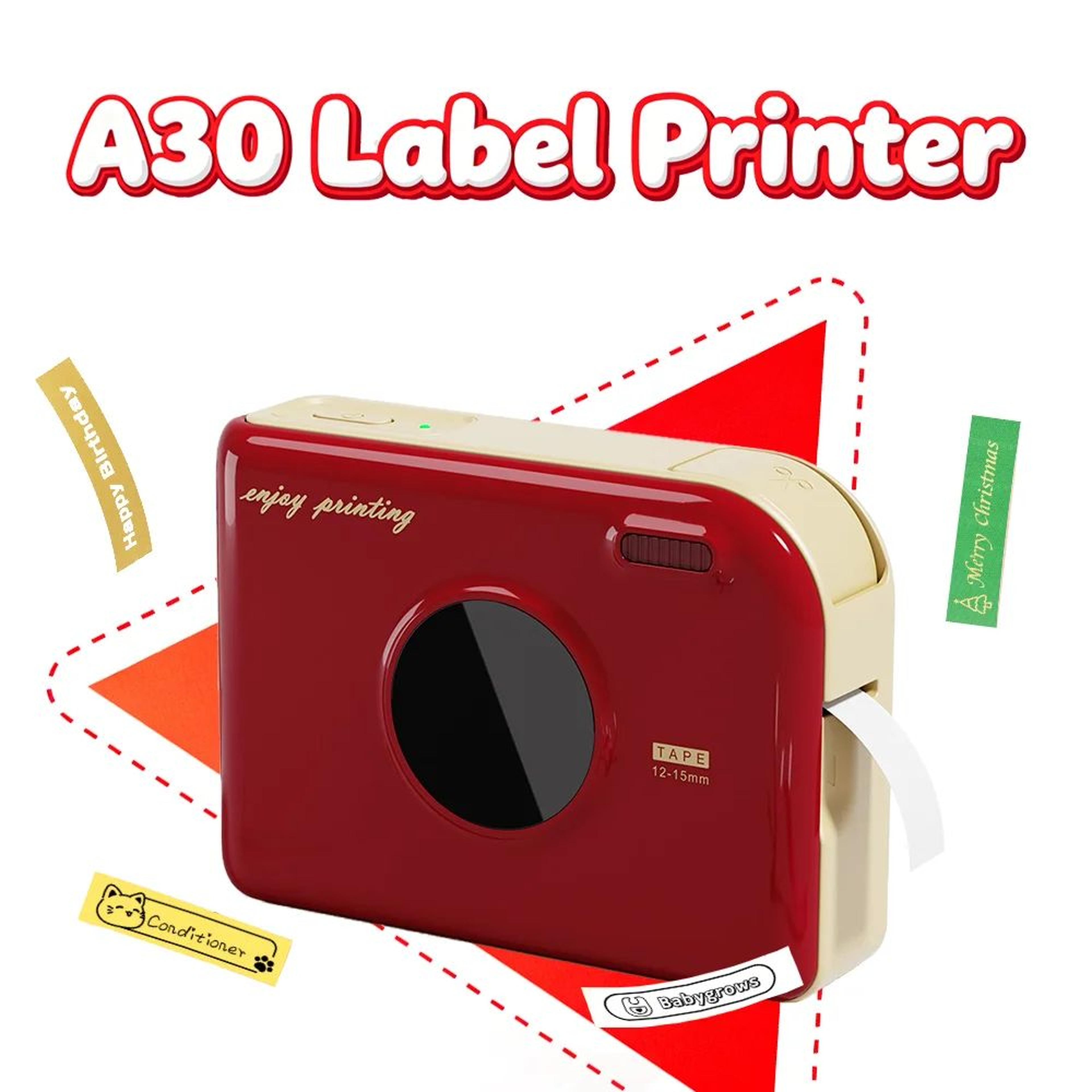 mini bluetooth ribbon label printer for personalized gift tags and creative labels