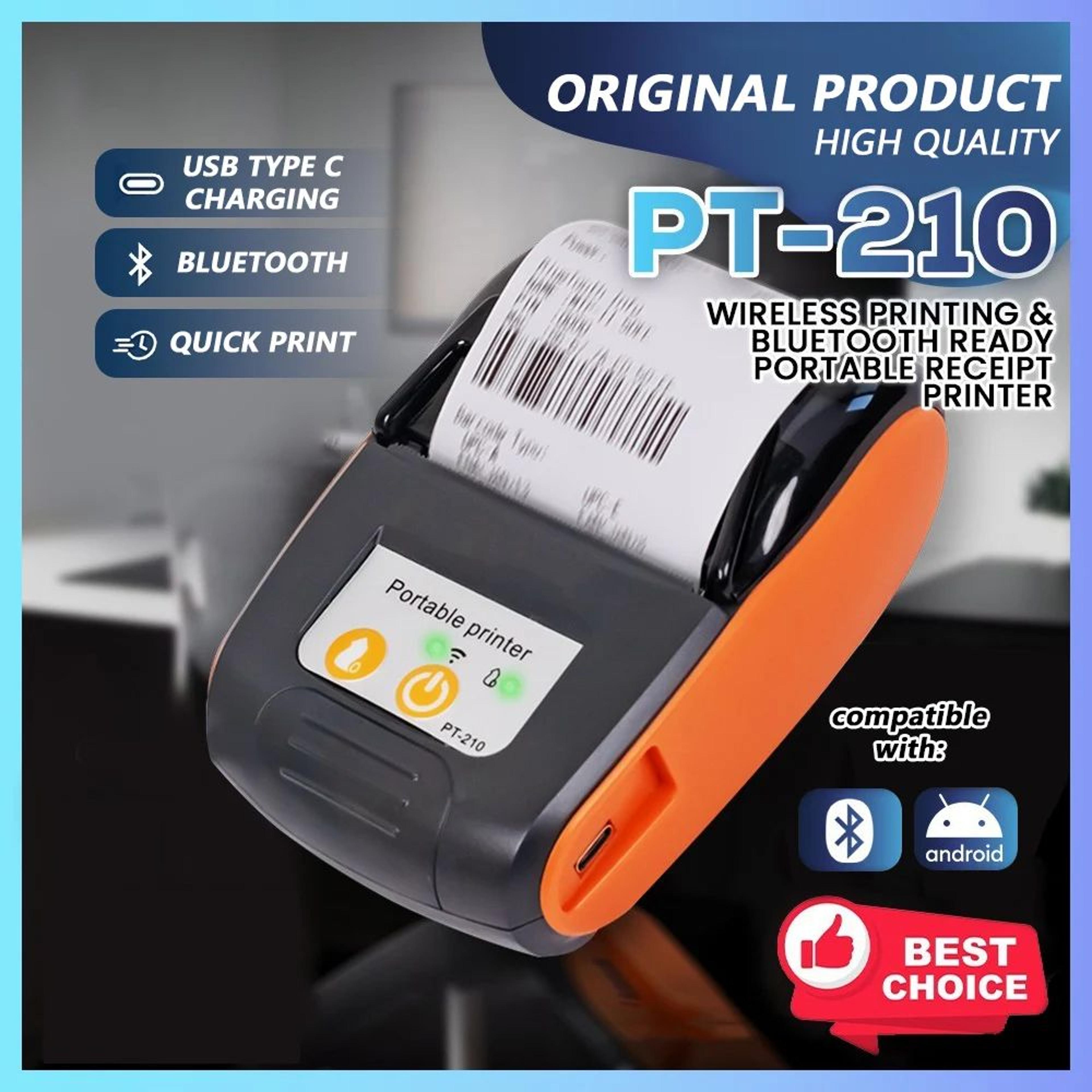 mini portable 58mm bluetooth thermal receipt printer 203 dpi for pos and mobile printing